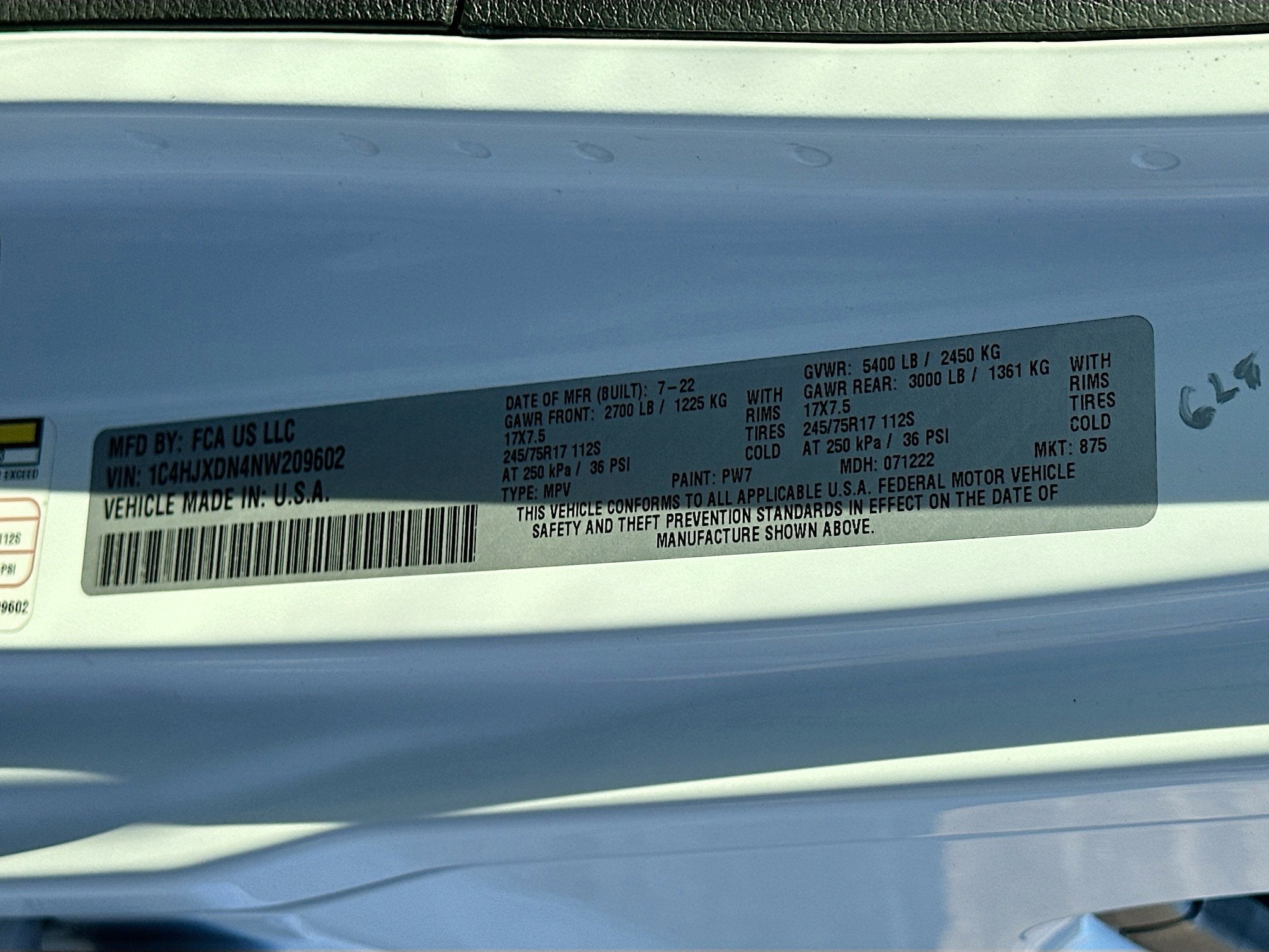 2022 Jeep Wrangler Unlimited Sport