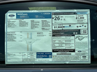 2026 Ford Mustang EcoBoost® Fastback
