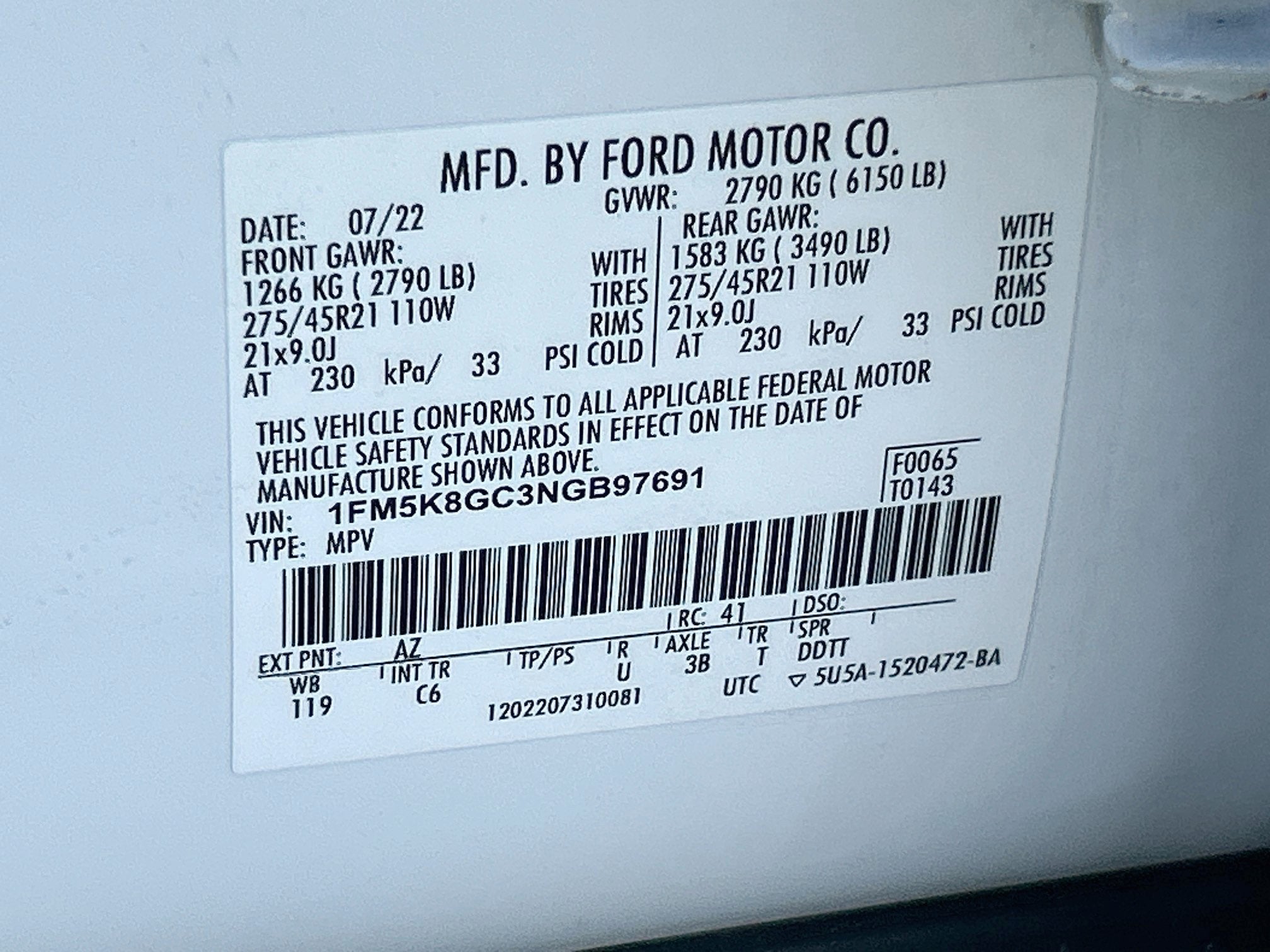 2022 Ford Explorer ST