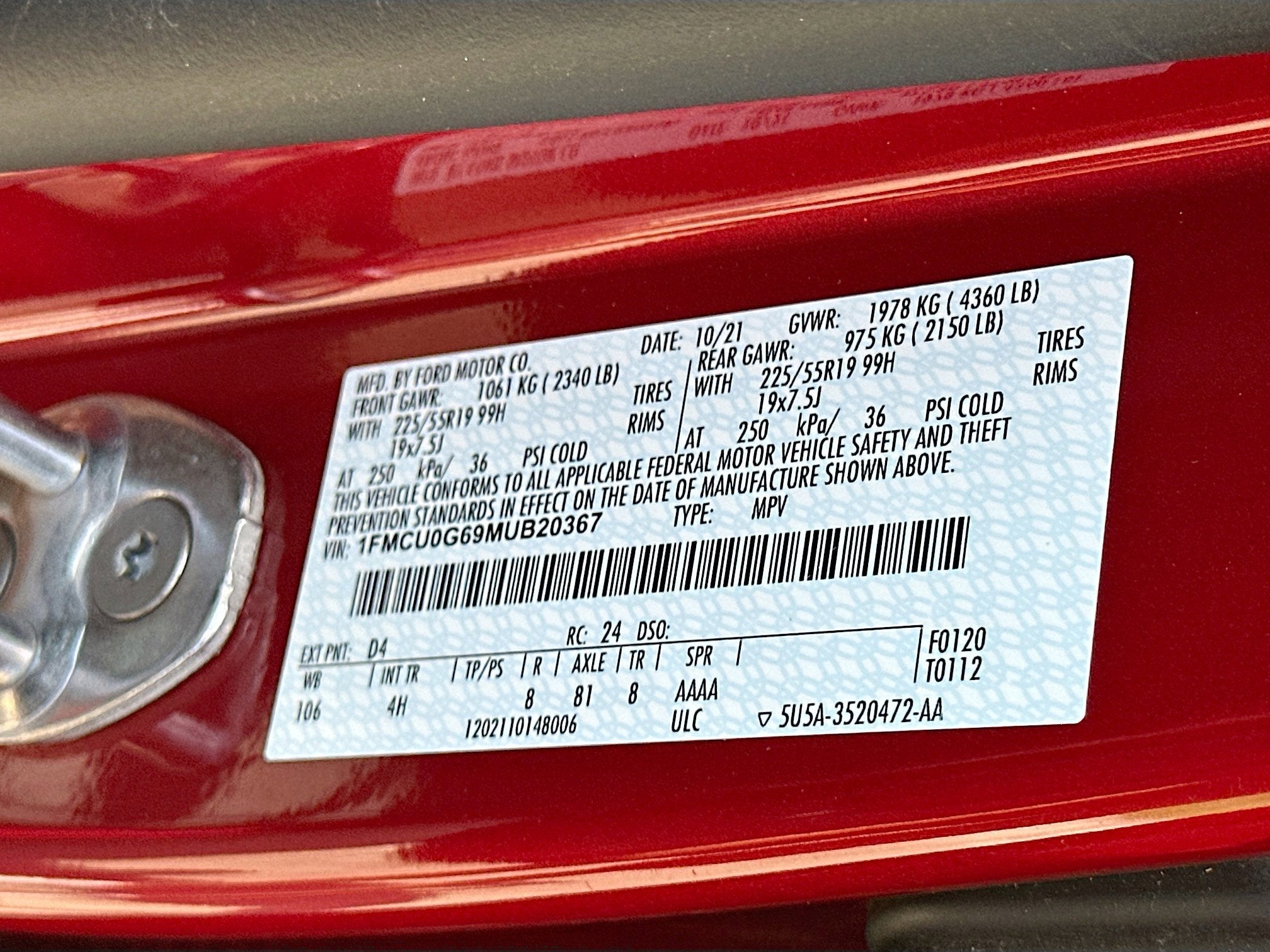 2021 Ford Escape SE