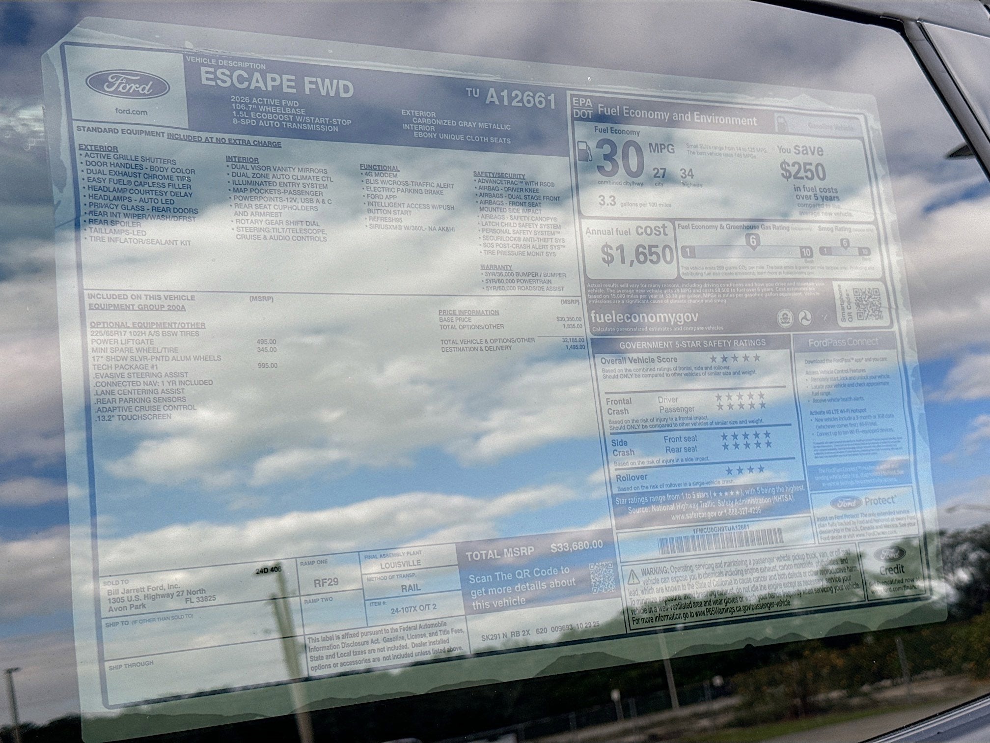 2026 Ford Escape Active