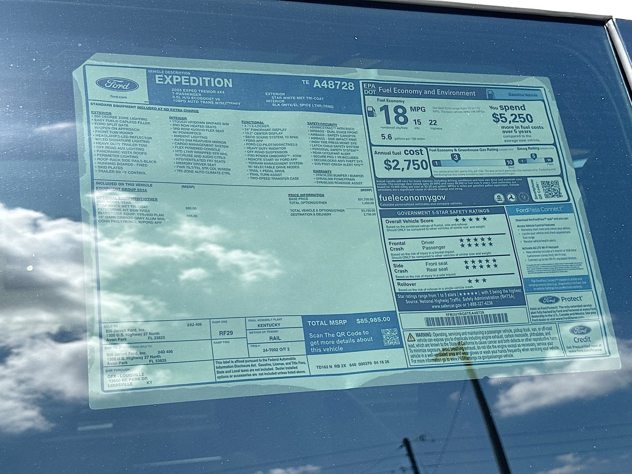 2026 Ford Expedition Tremor