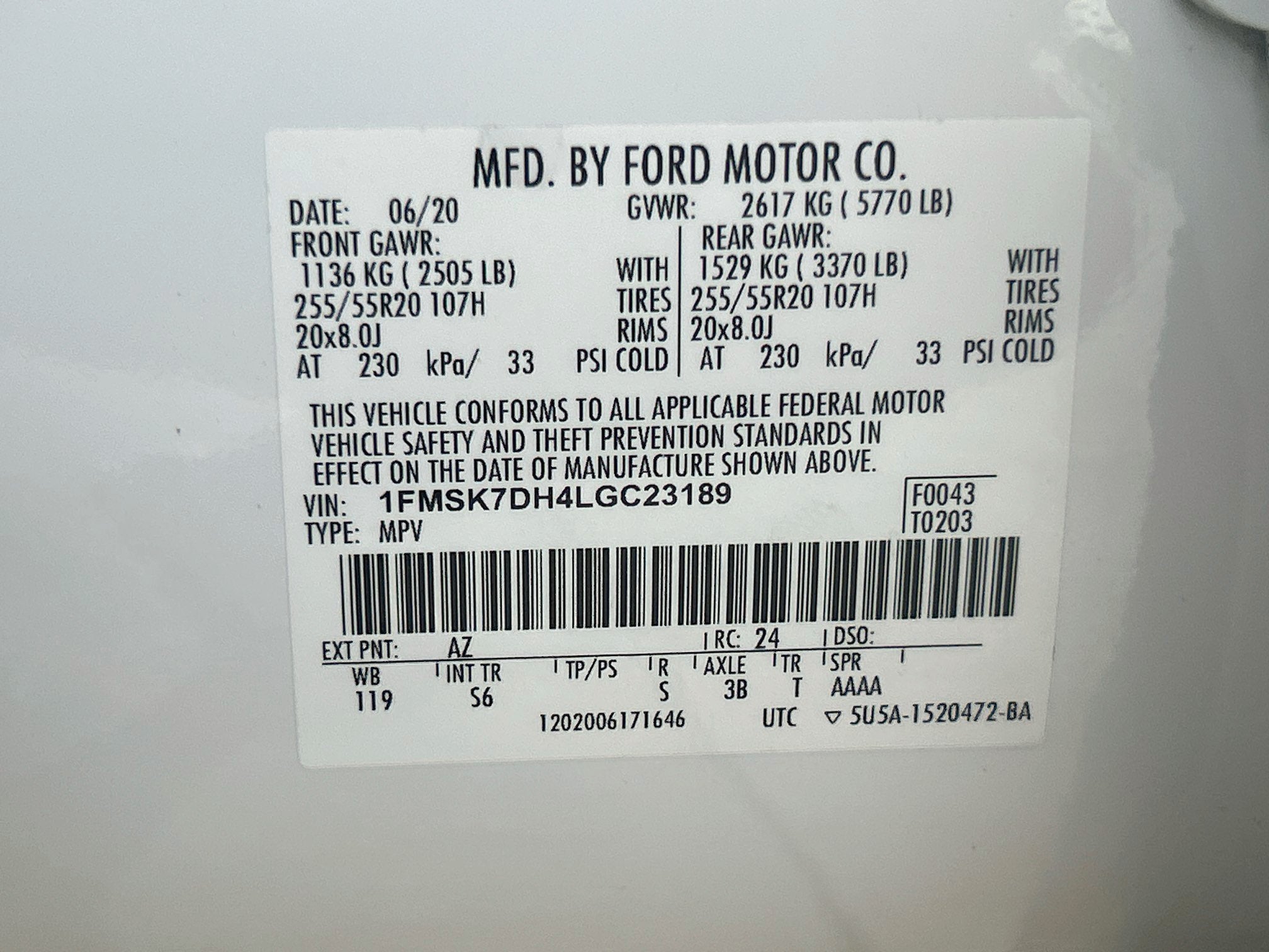 2020 Ford Explorer XLT
