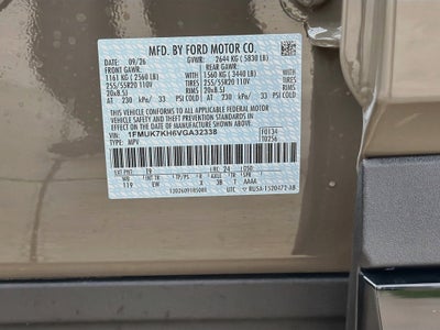 2027 Ford Explorer ST-Line