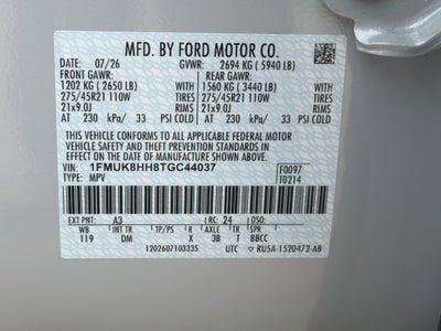 2026 Ford Explorer Platinum