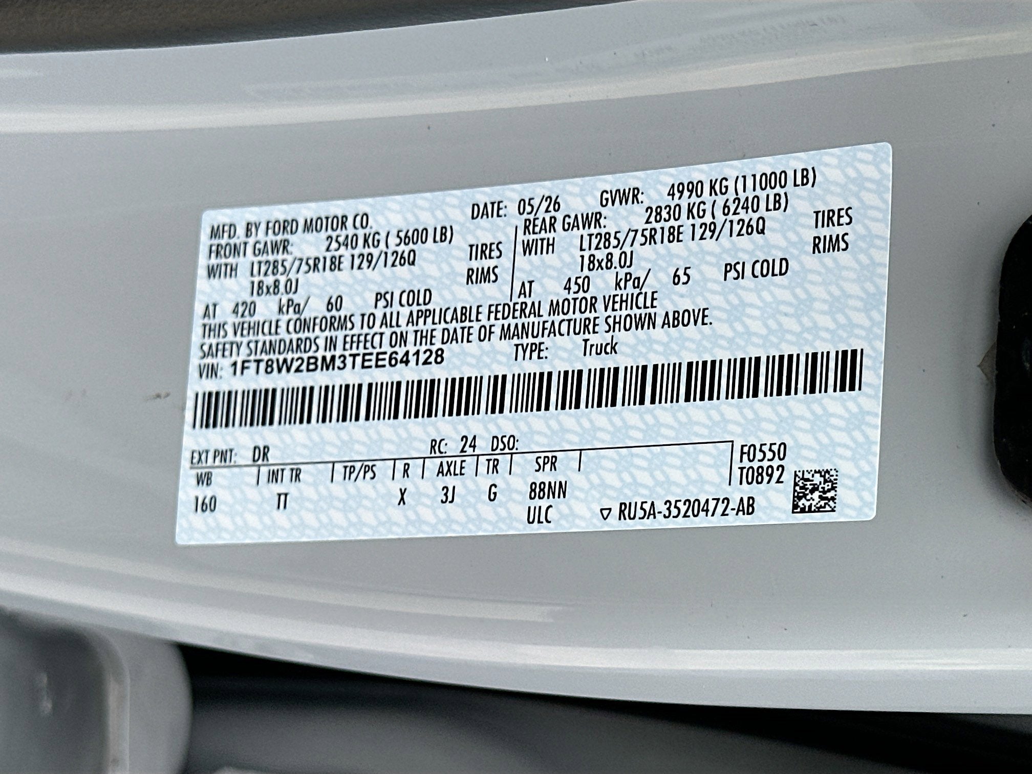 2026 Ford F-250SD F-250® Platinum®