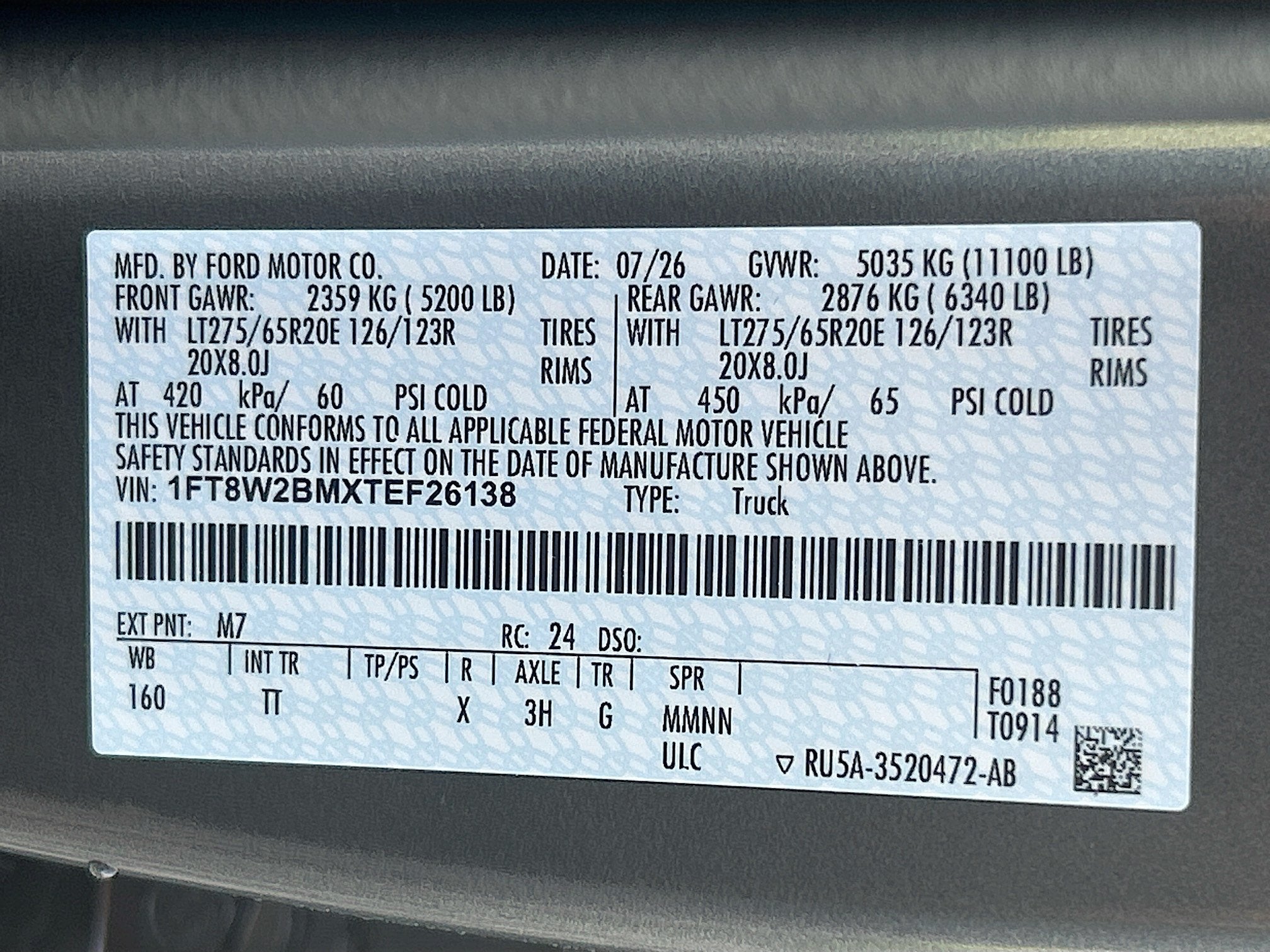 2026 Ford F-250SD F-250® Platinum®