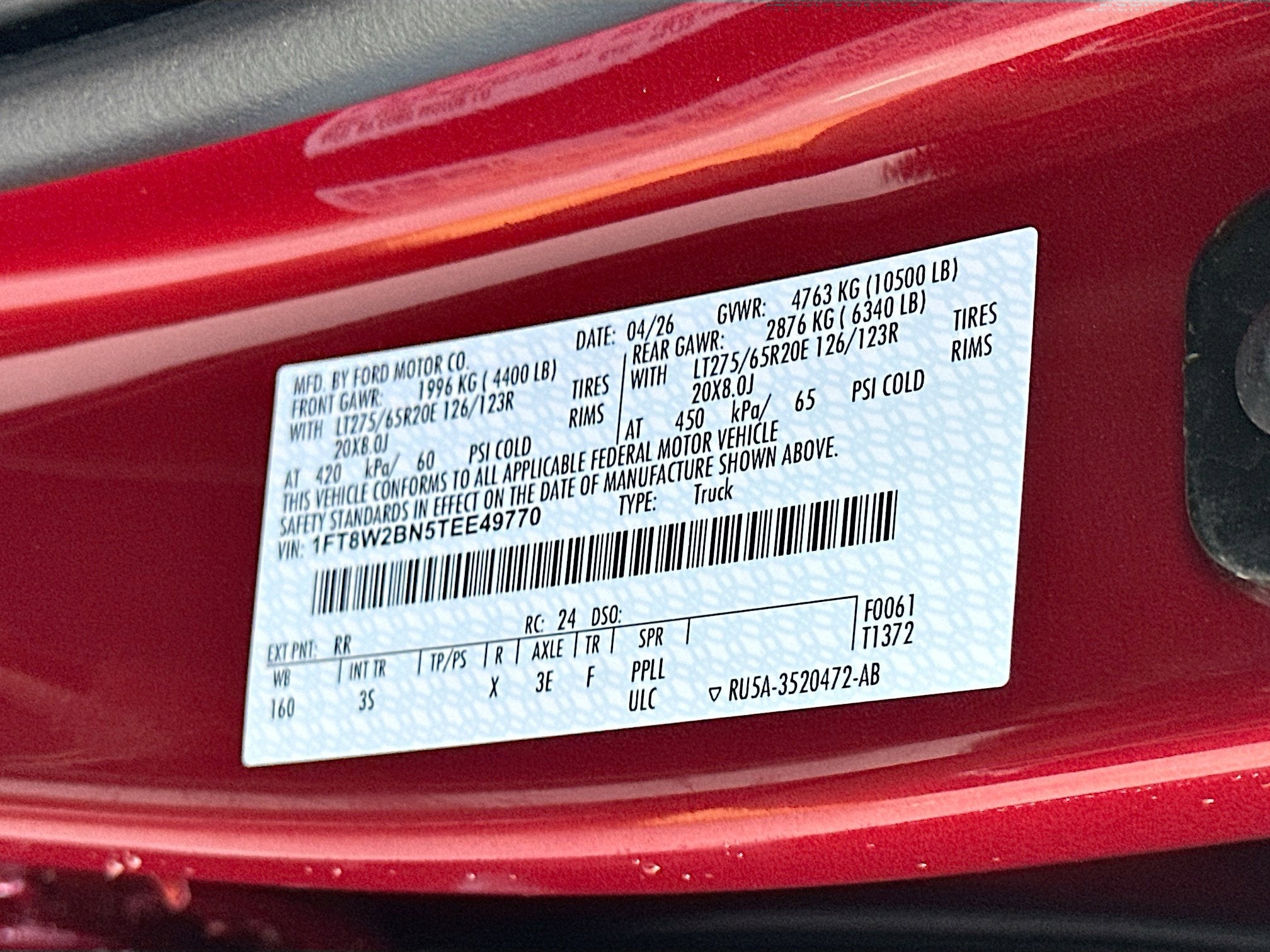 2026 Ford F-250SD F-250® XLT