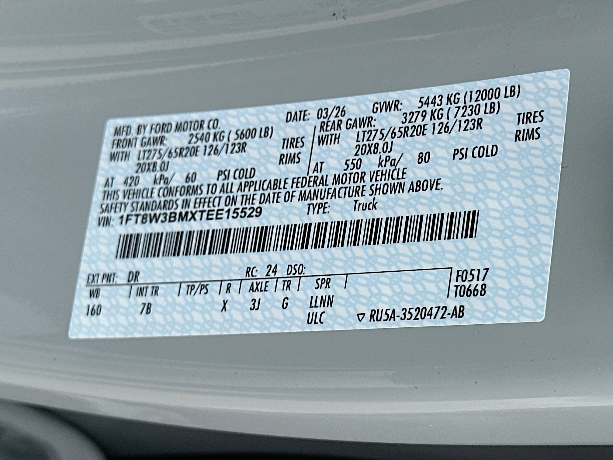 2026 Ford F-350SD F-350® Platinum®