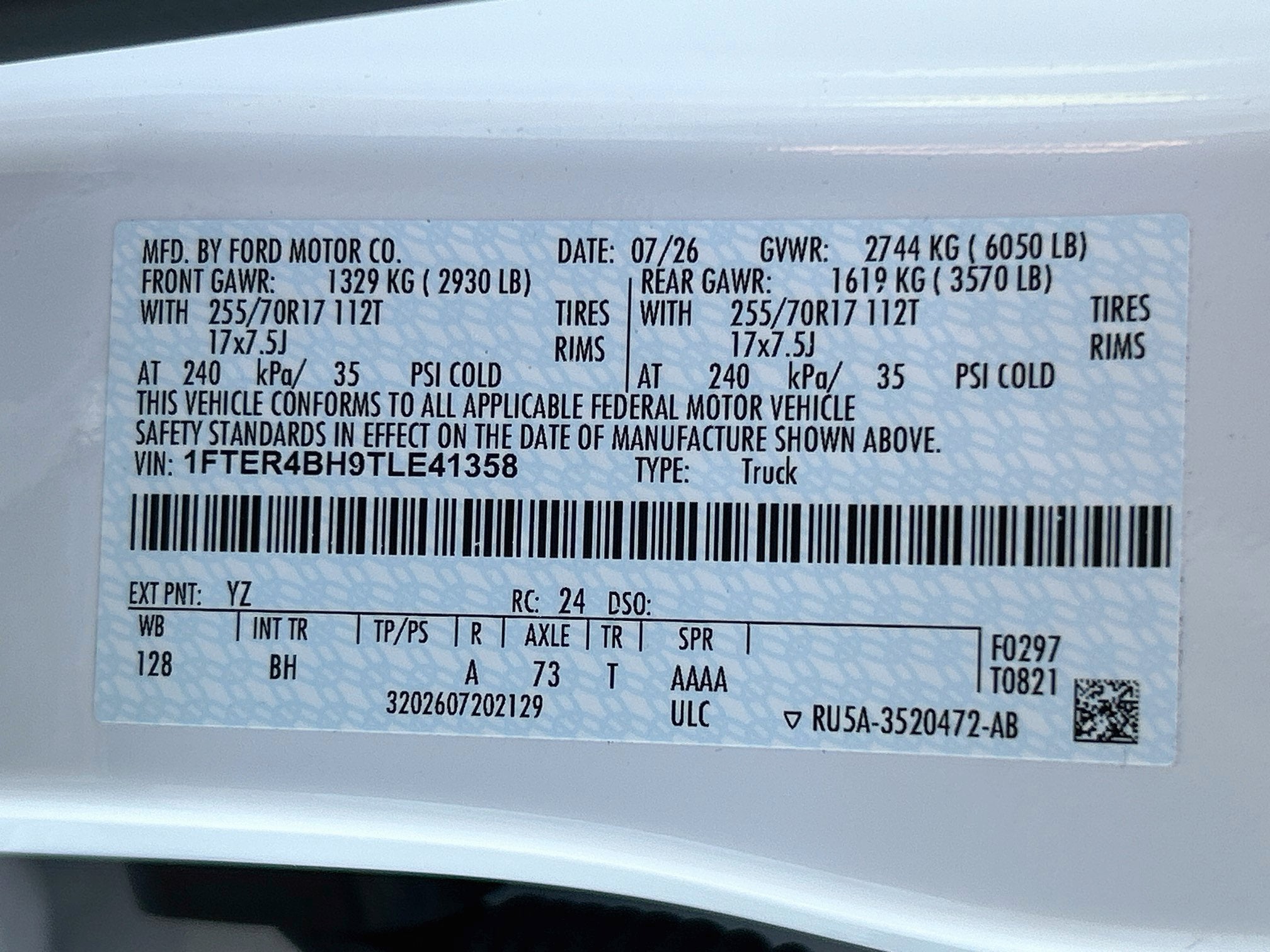 2026 Ford Ranger XL