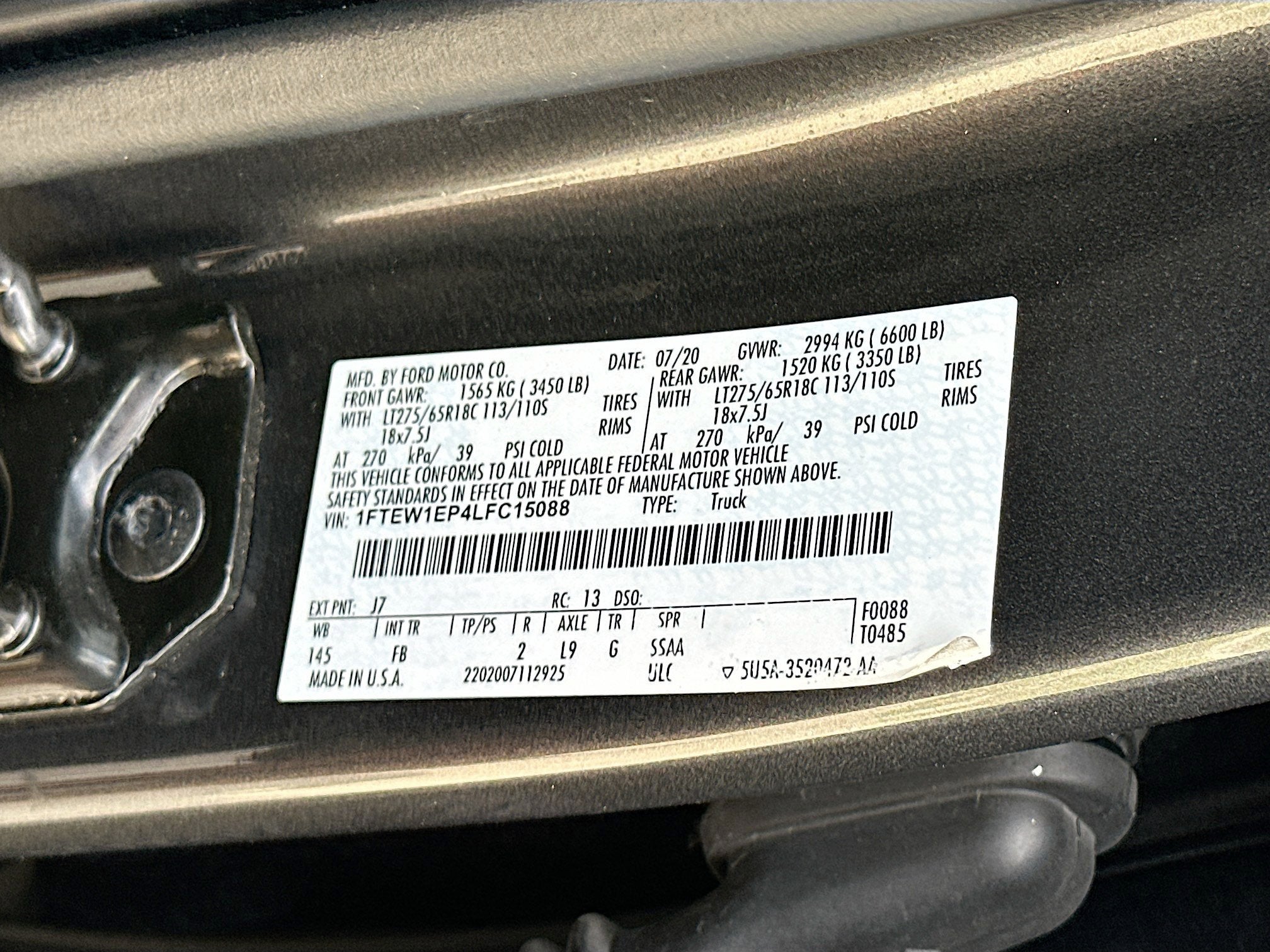 2020 Ford F-150 XL