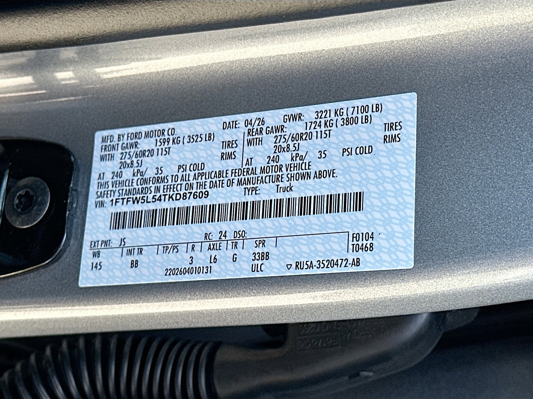 2026 Ford F-150 LARIAT
