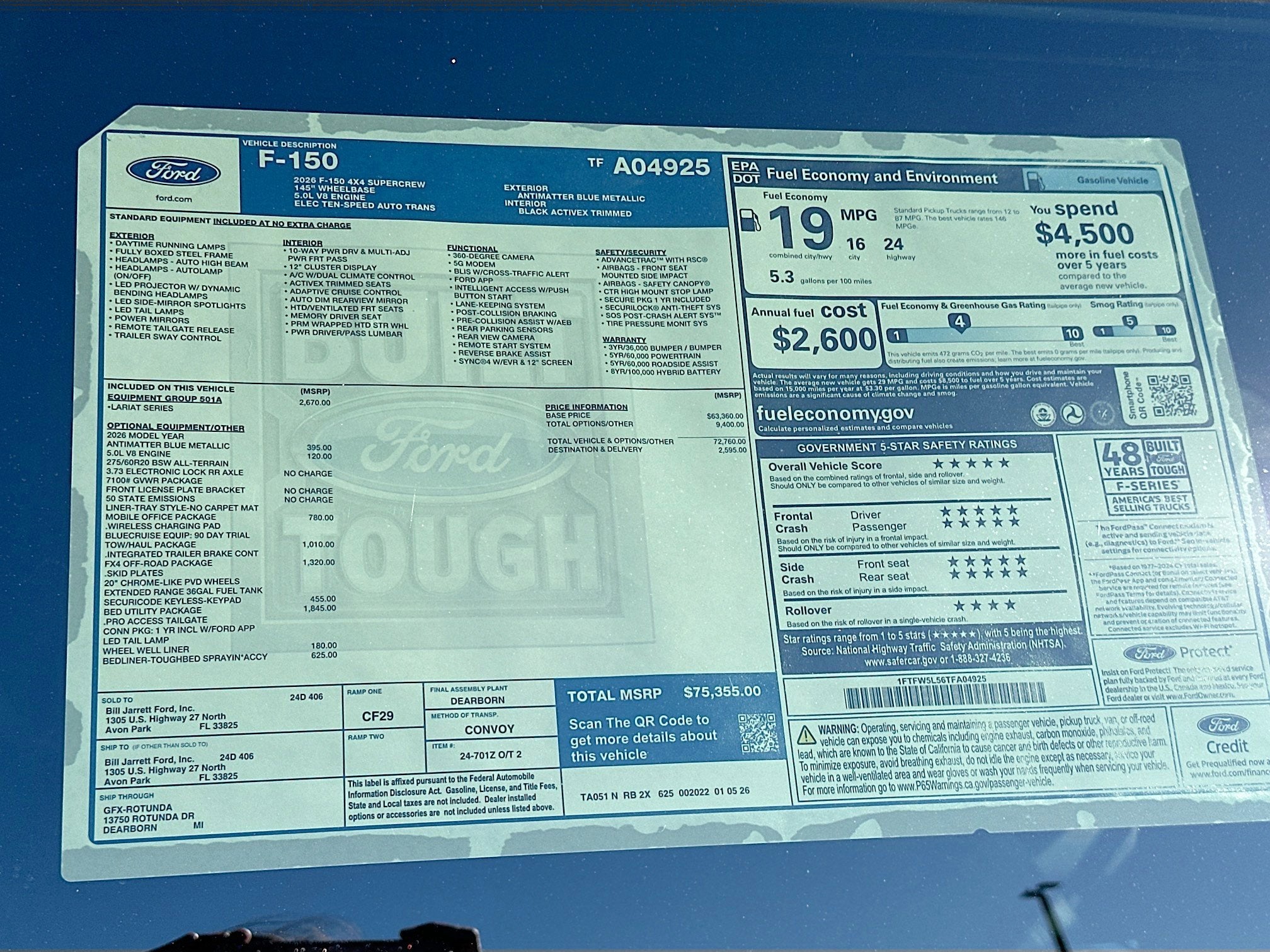 2026 Ford F-150 LARIAT