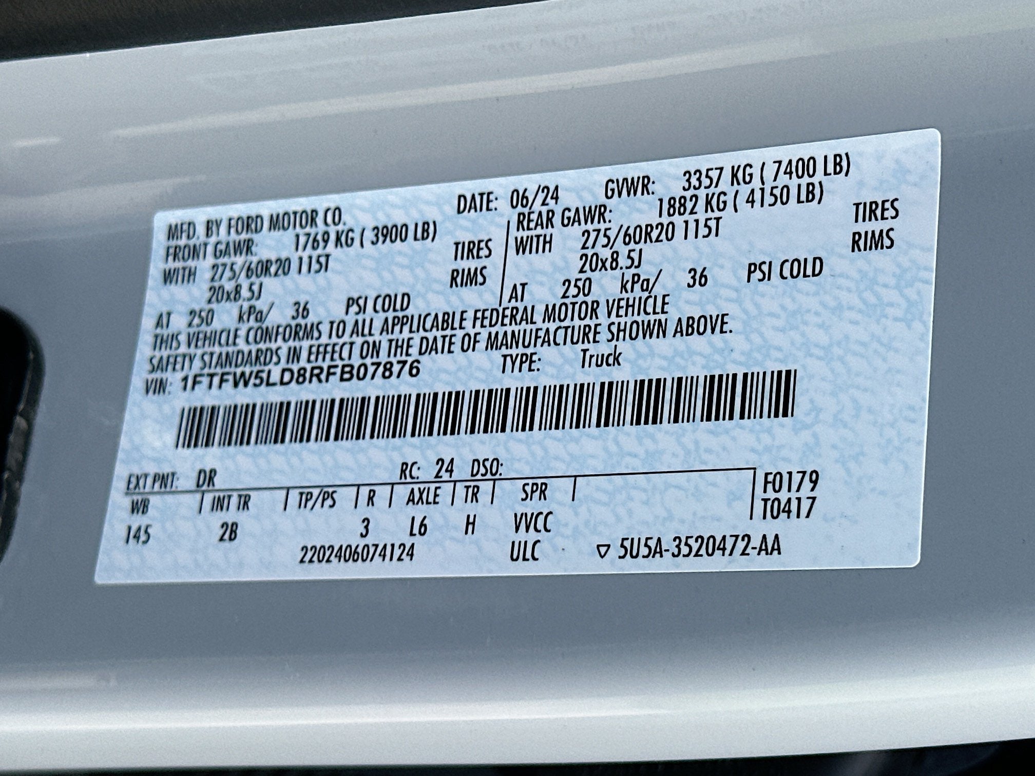 2024 Ford F-150 LARIAT