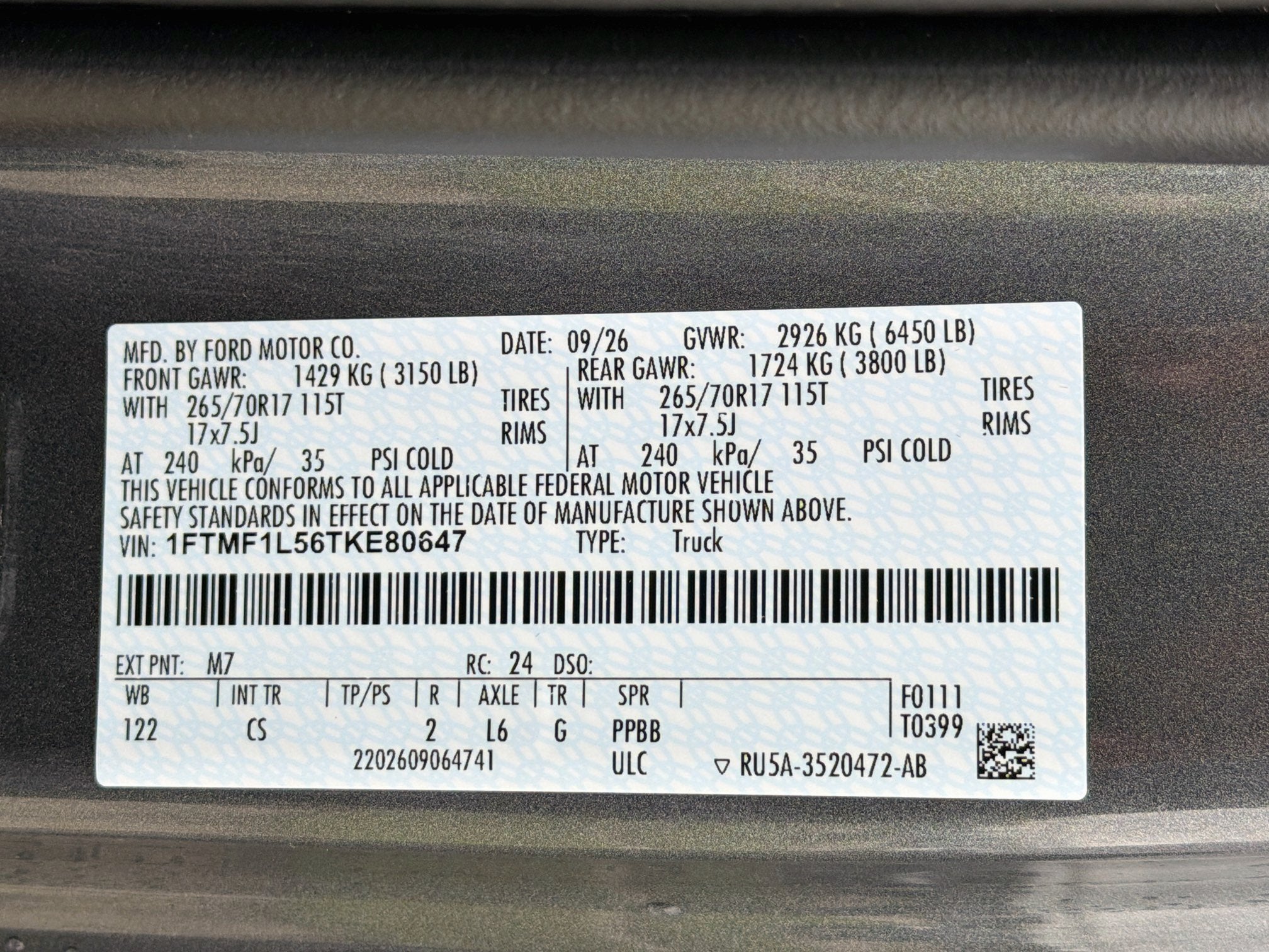 2026 Ford F-150 XL
