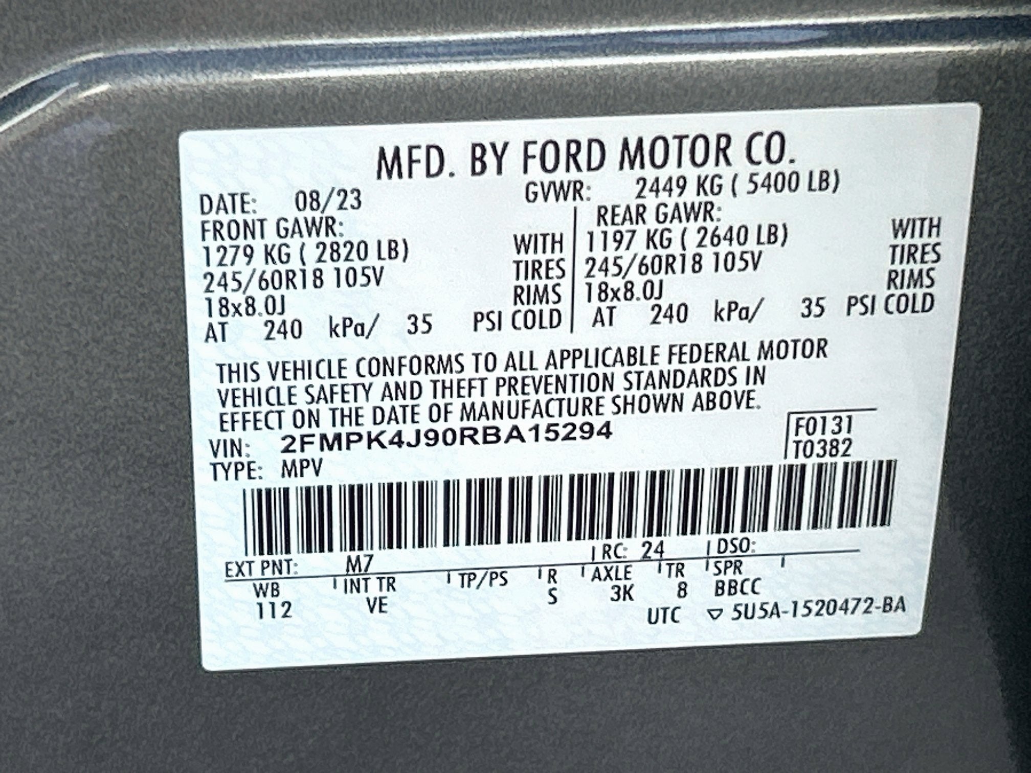 2024 Ford Edge Sport