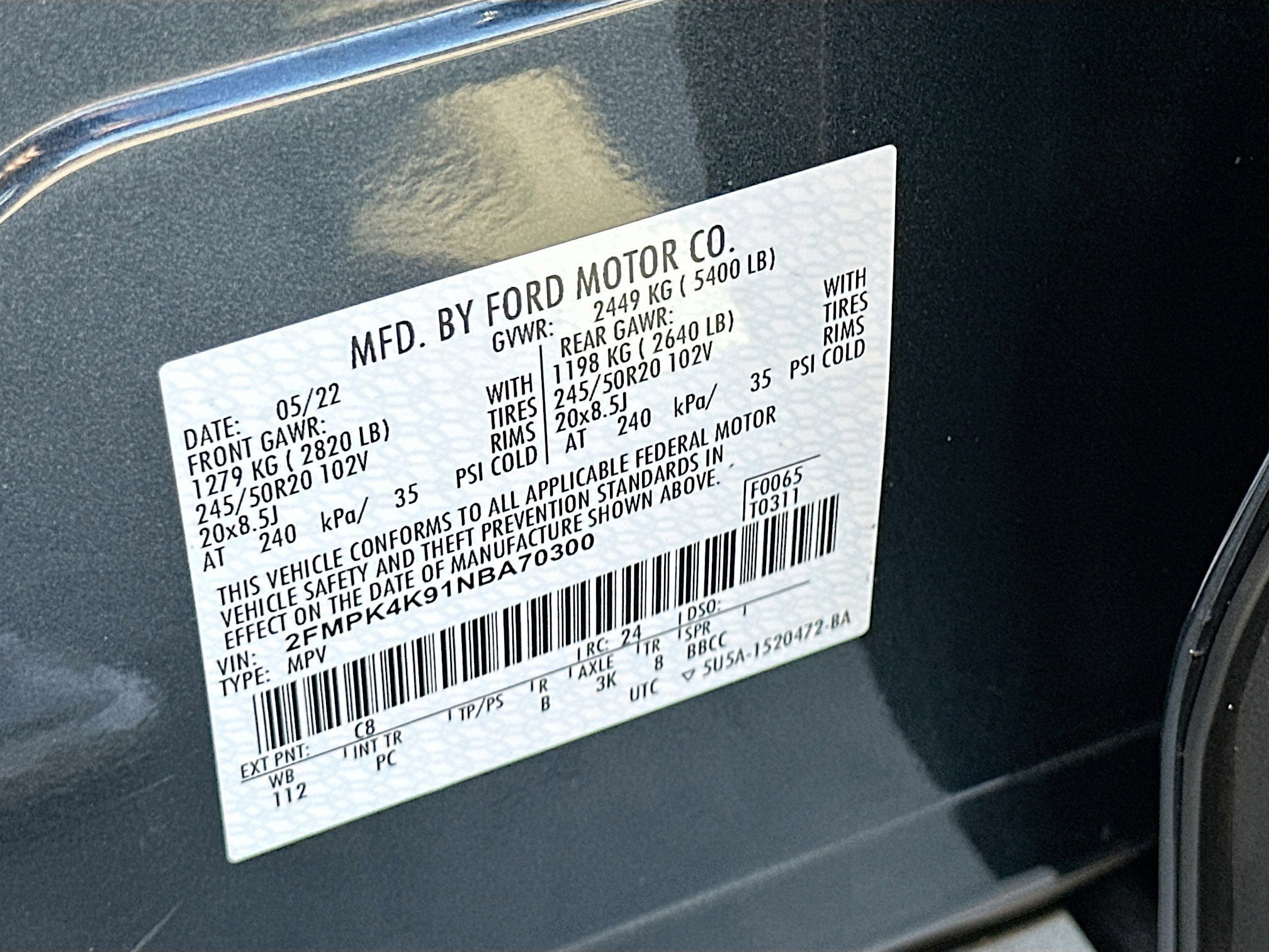 2022 Ford Edge Titanium