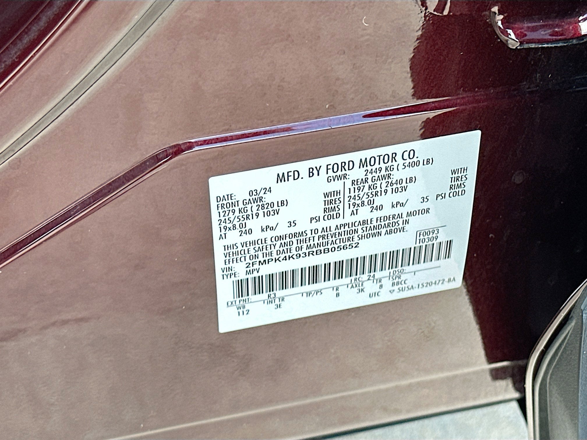 2024 Ford Edge Titanium