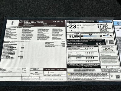 2022 Lincoln Nautilus Reserve