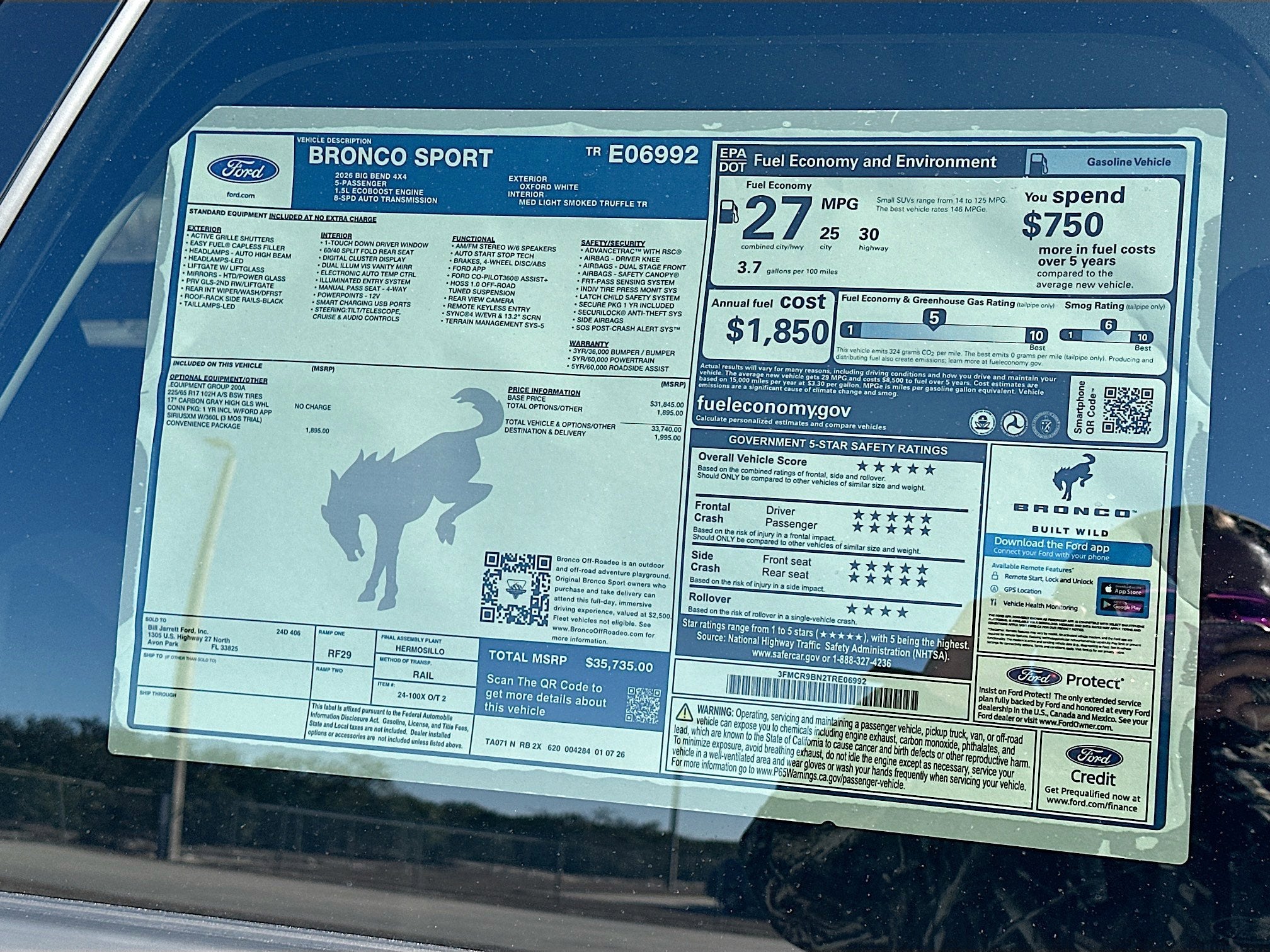 2026 Ford Bronco Sport Big Bend