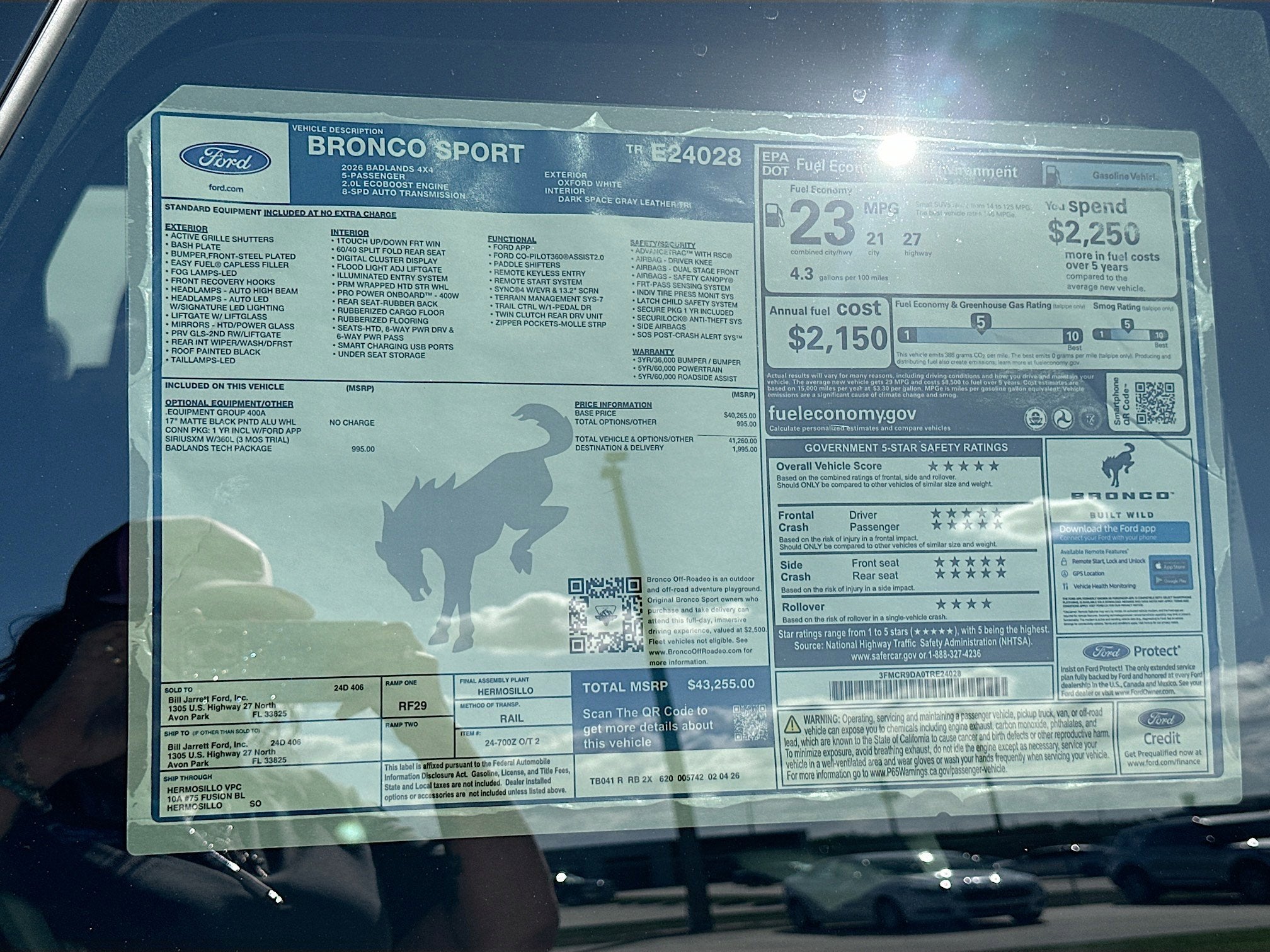 2026 Ford Bronco Sport Badlands