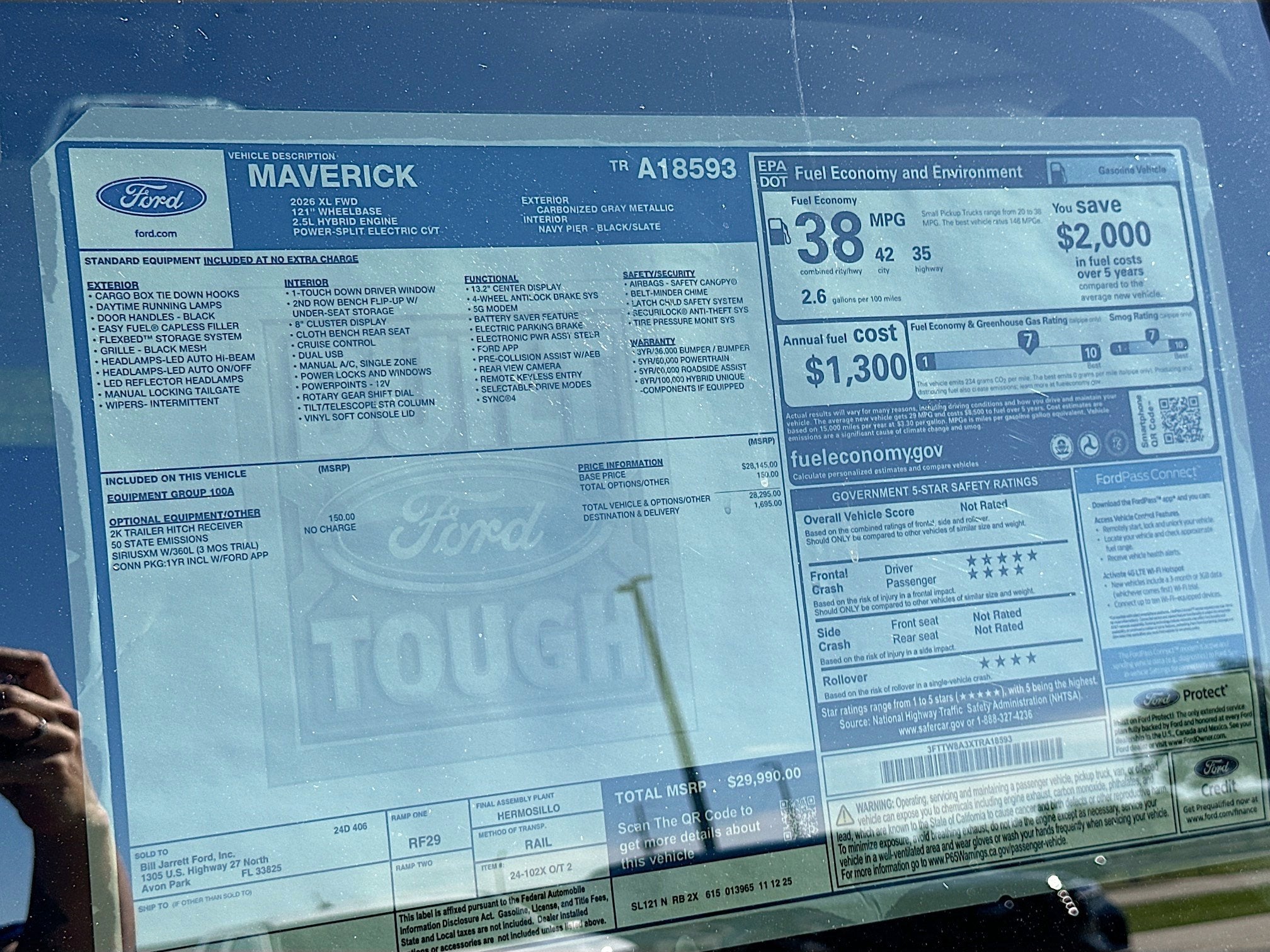 2026 Ford Maverick XL