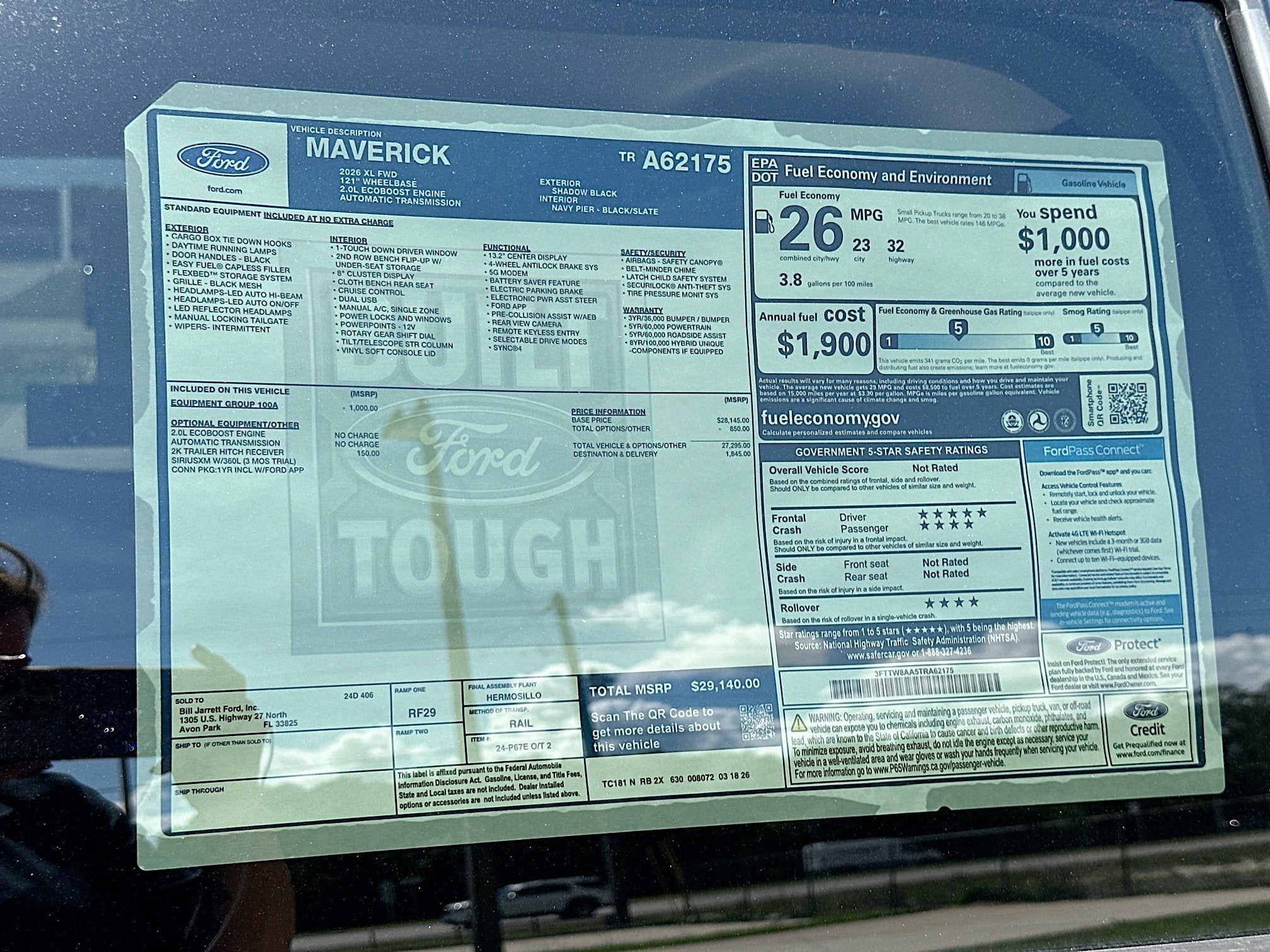 2026 Ford Maverick XL