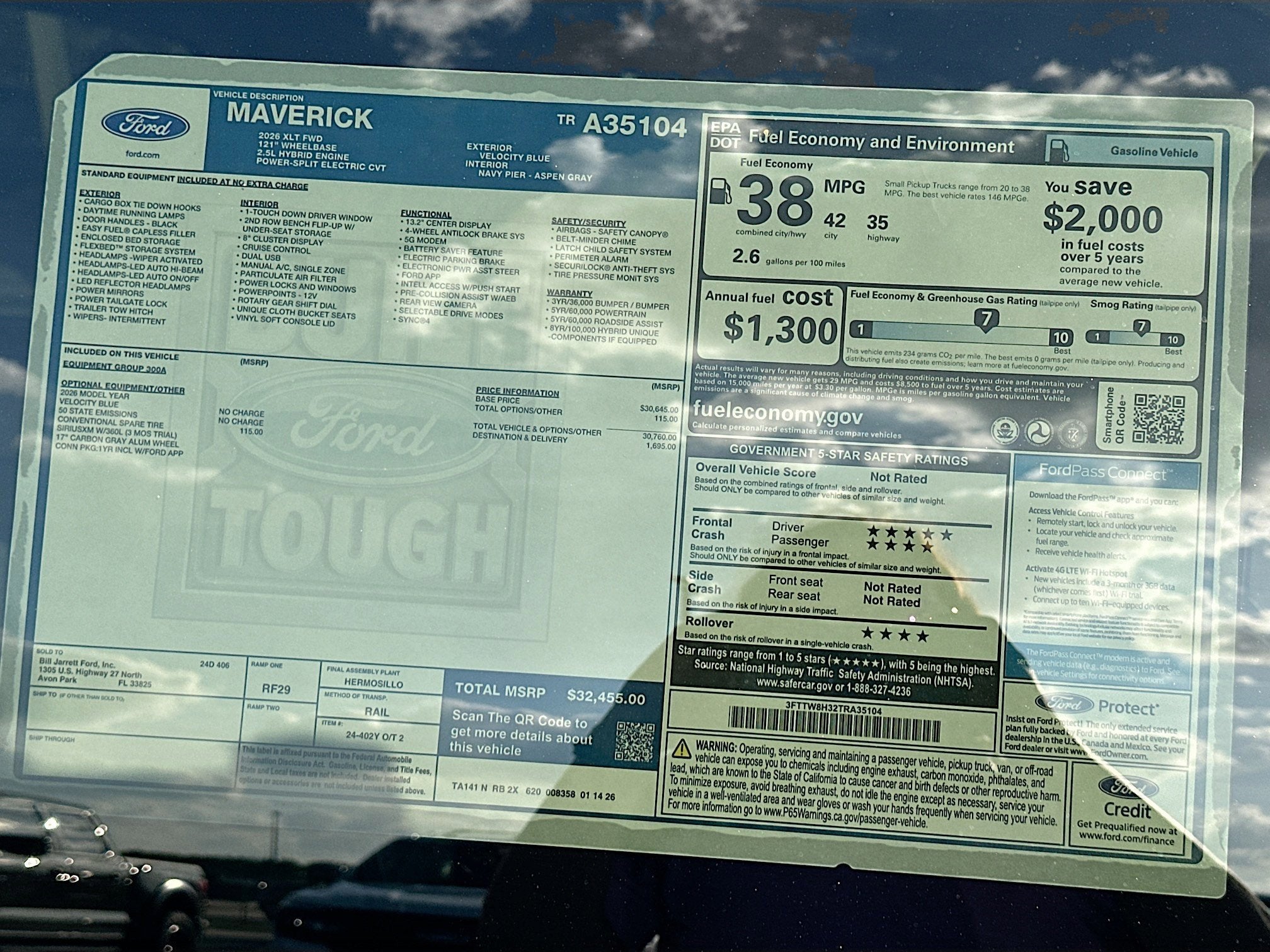 2026 Ford Maverick XLT