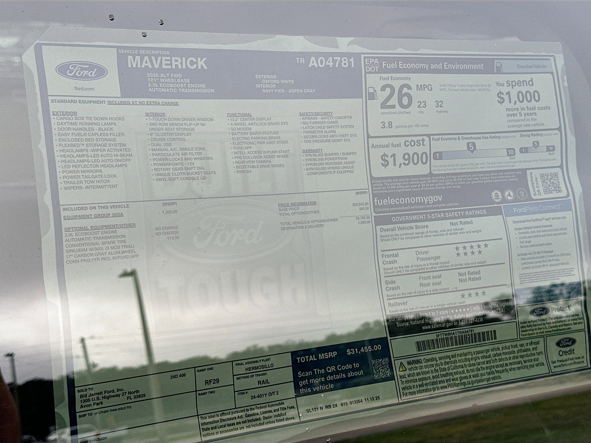 2026 Ford Maverick XLT