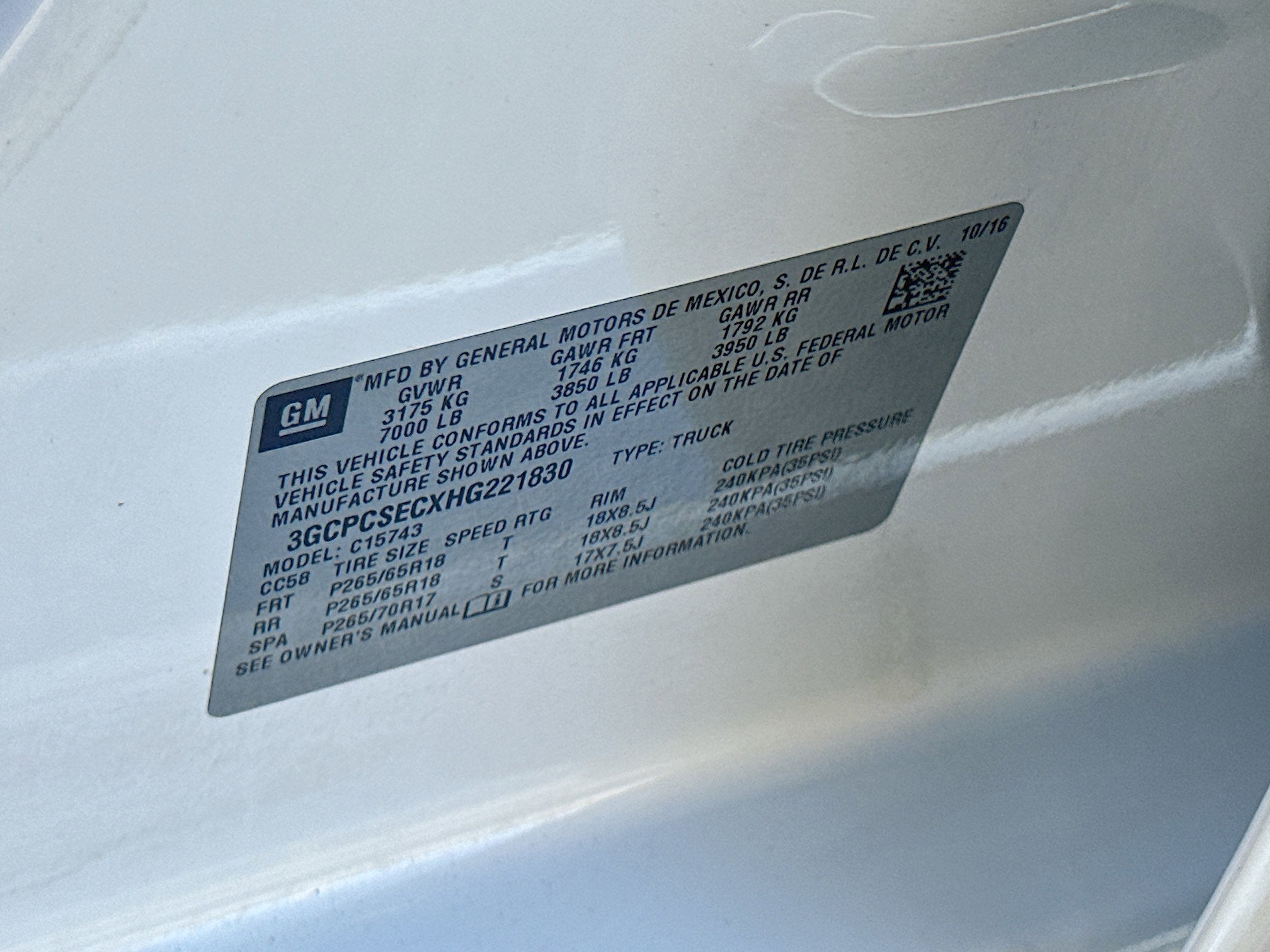 2017 Chevrolet Silverado 1500 LTZ