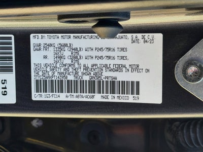 2023 Toyota Tacoma 4WD SR5