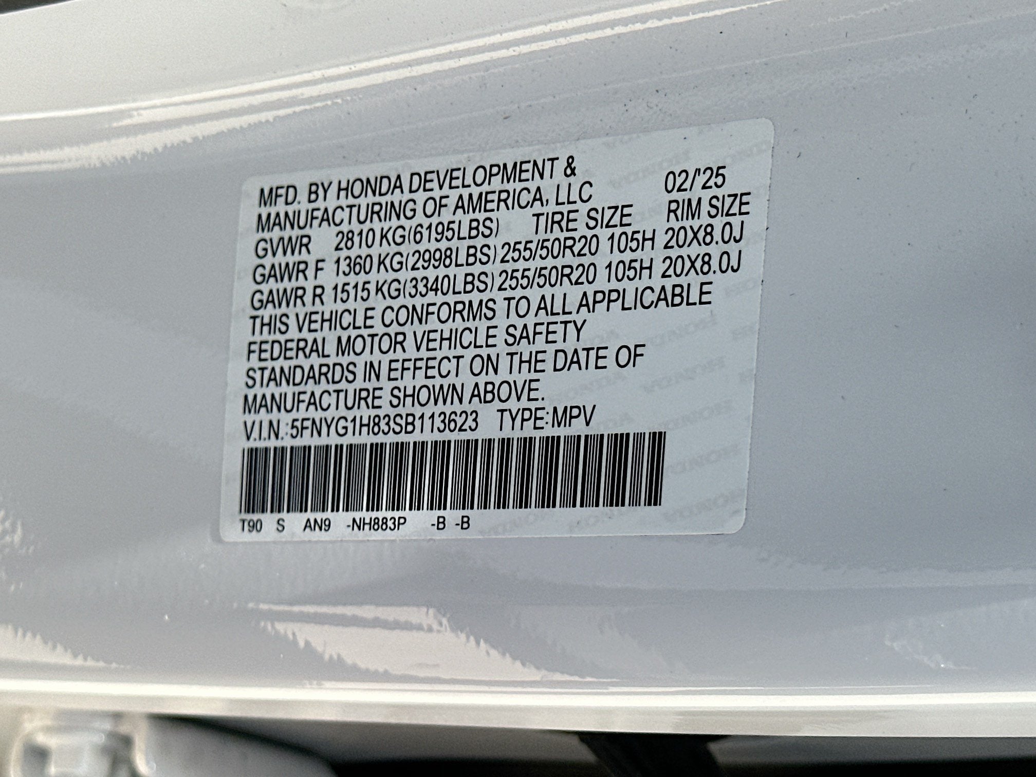 2025 Honda Pilot Elite