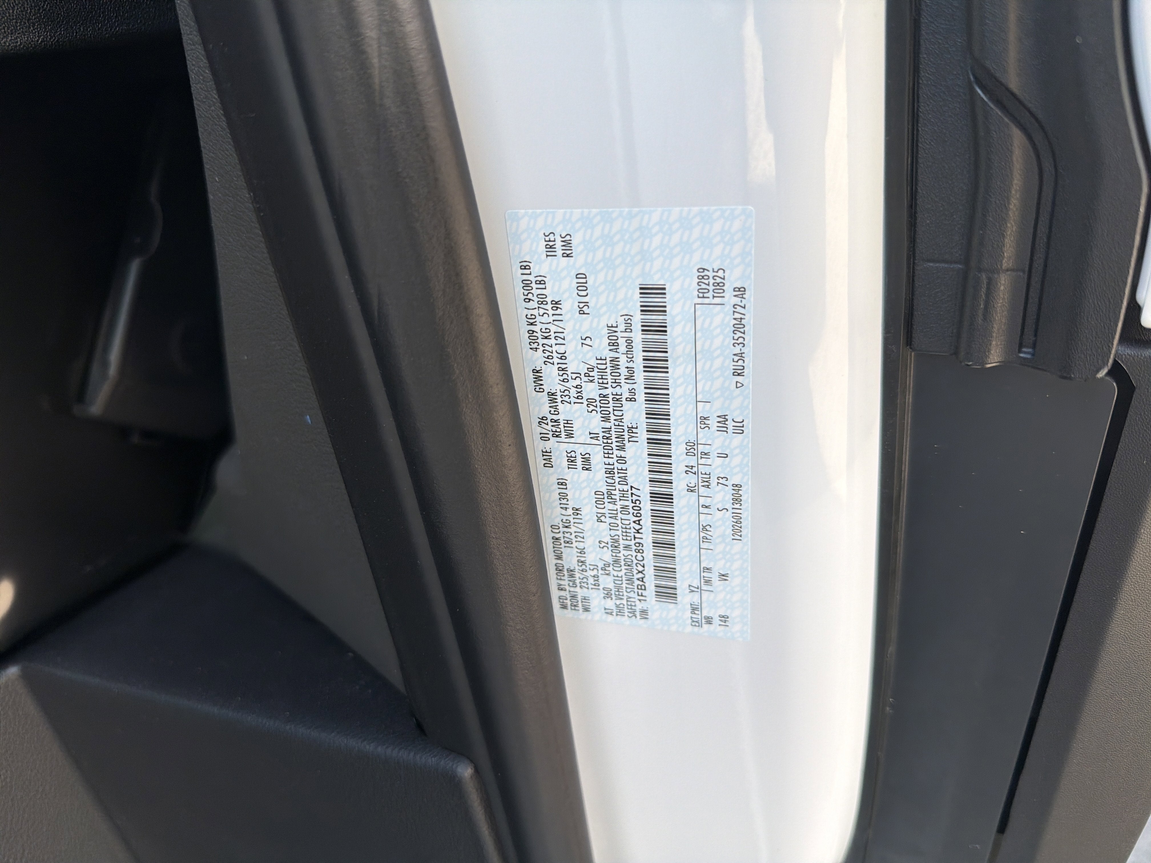 2026 Ford Transit-350 XL