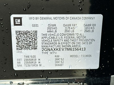 2021 Chevrolet Equinox LT