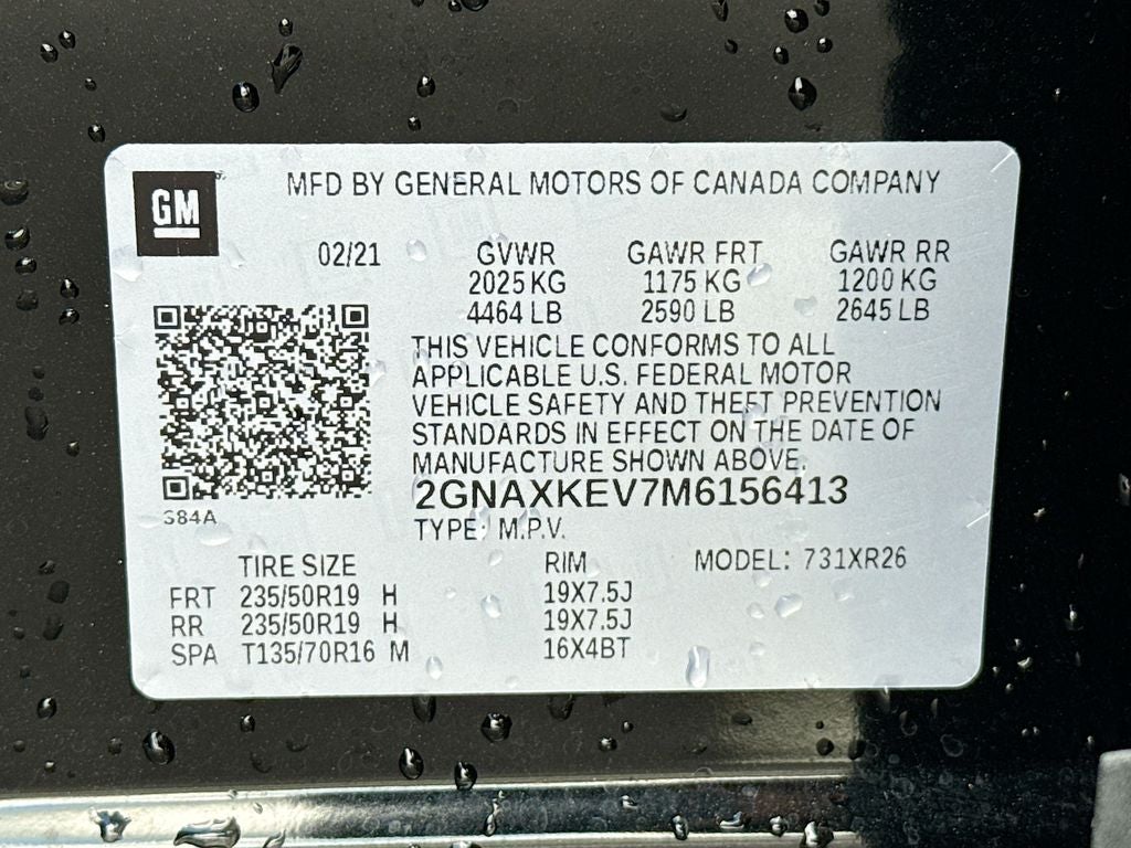 2021 Chevrolet Equinox LT