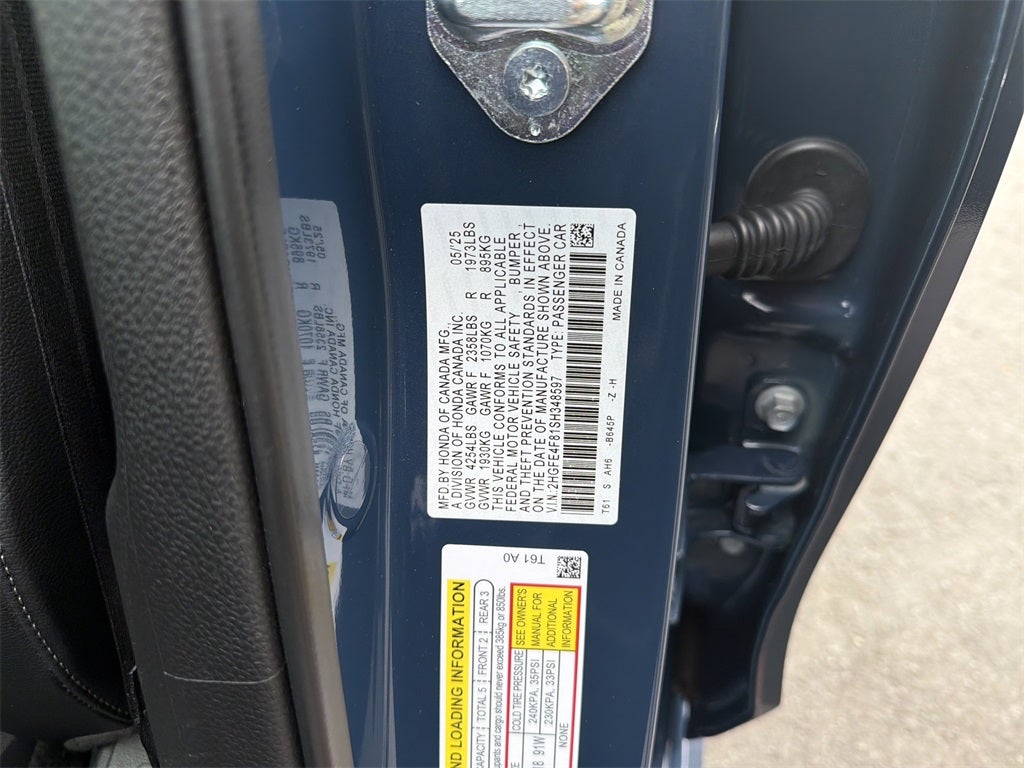 2025 Honda Civic Hybrid Sport Touring