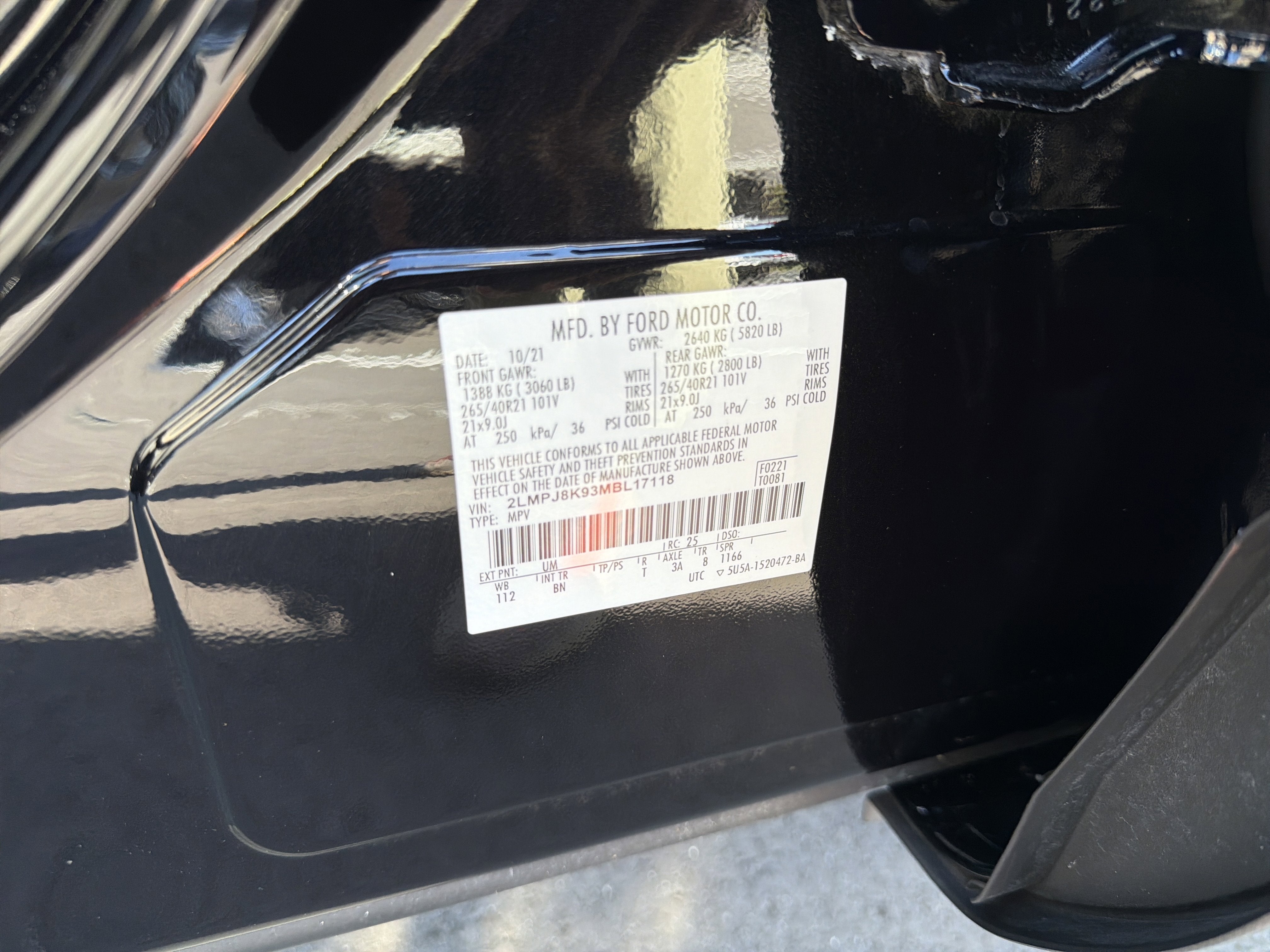 2021 Lincoln Nautilus Reserve