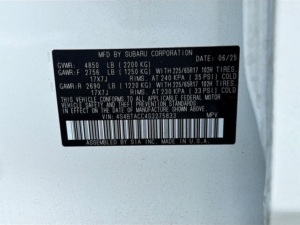 2025 Subaru Outback Premium