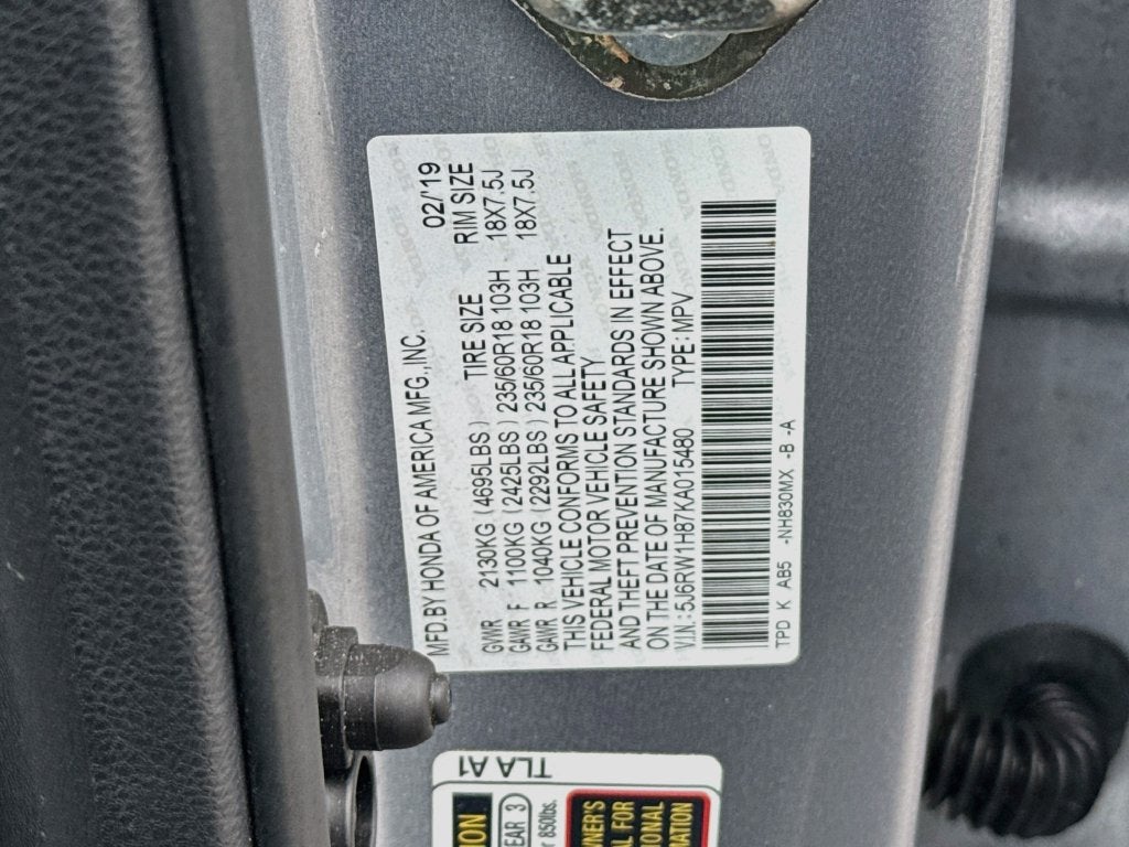 2019 Honda CR-V EX-L