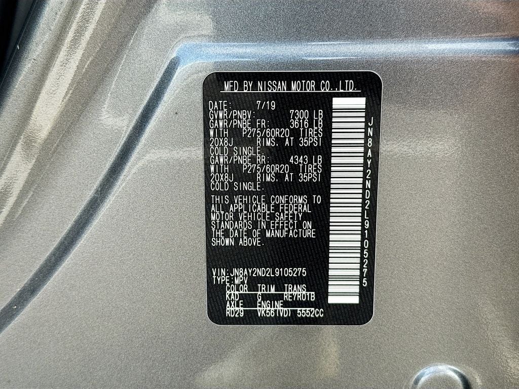2020 Nissan Armada Platinum