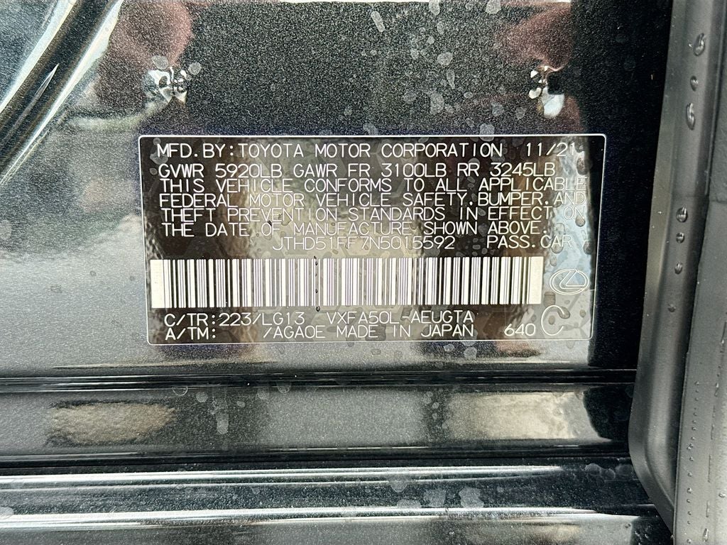 2022 Lexus LS 500 Base