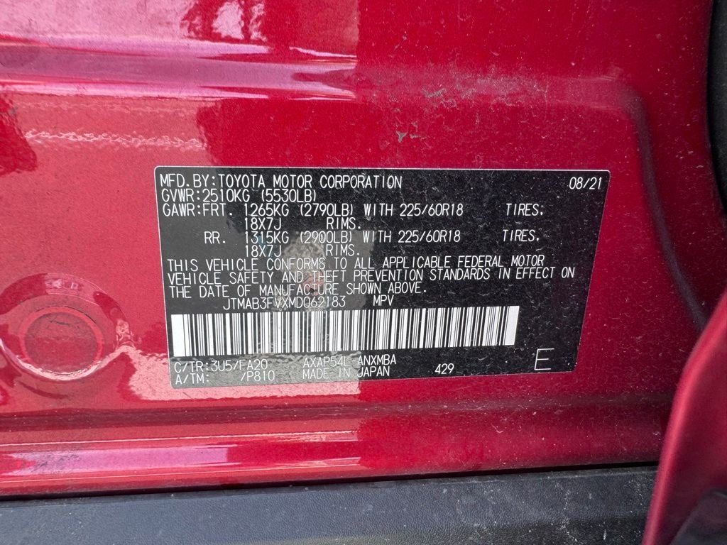2021 Toyota RAV4 Prime SE