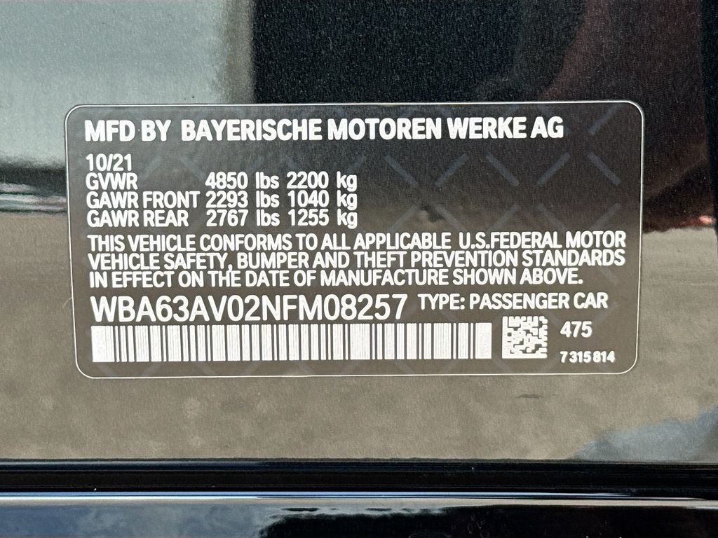 2022 BMW 4 Series 430i Gran Coupe