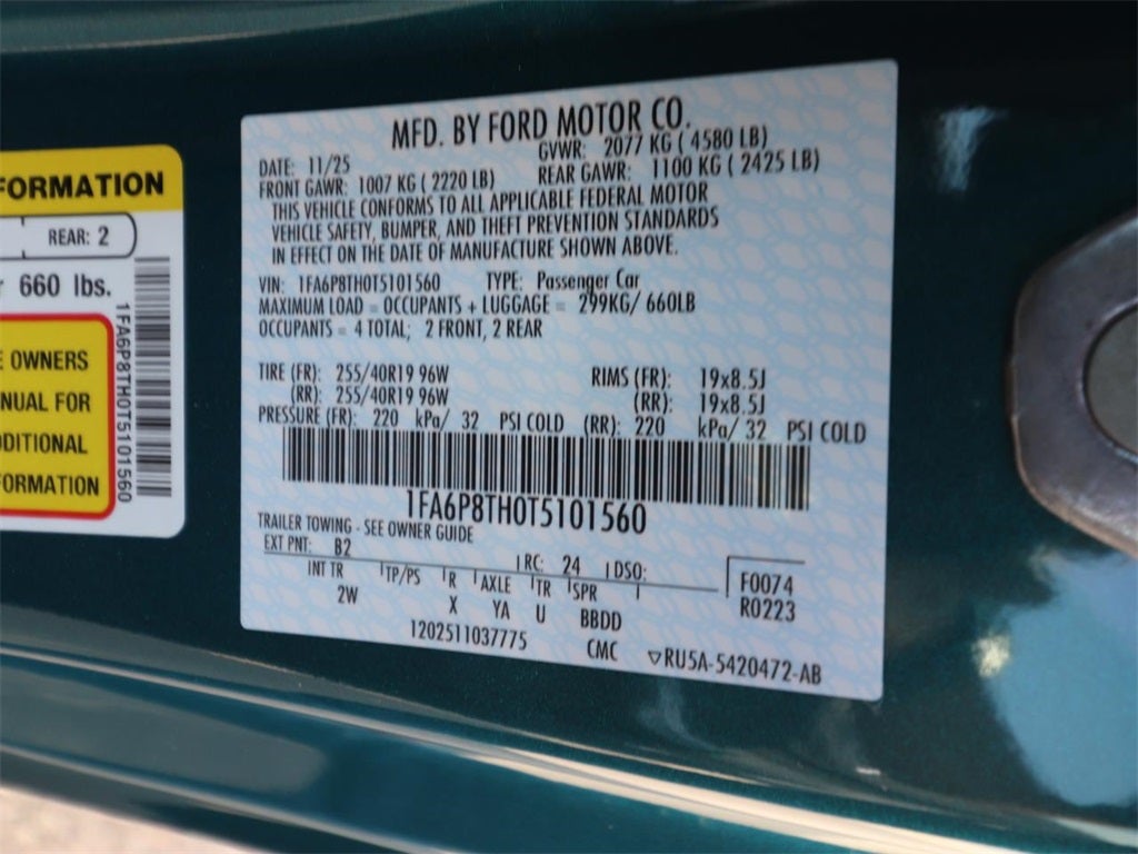 2026 Ford Mustang EcoBoost