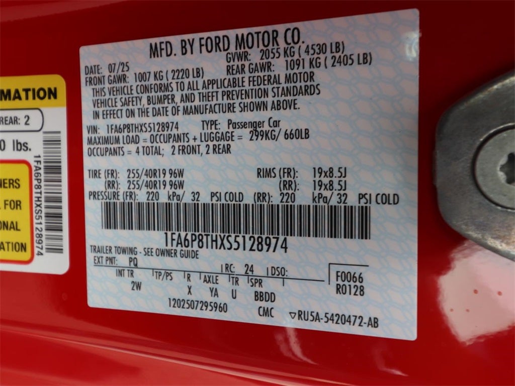 2025 Ford Mustang EcoBoost