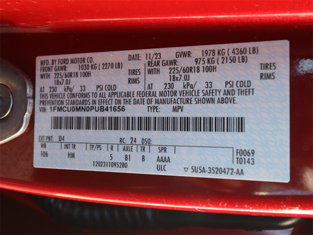 2023 Ford Escape ST-Line