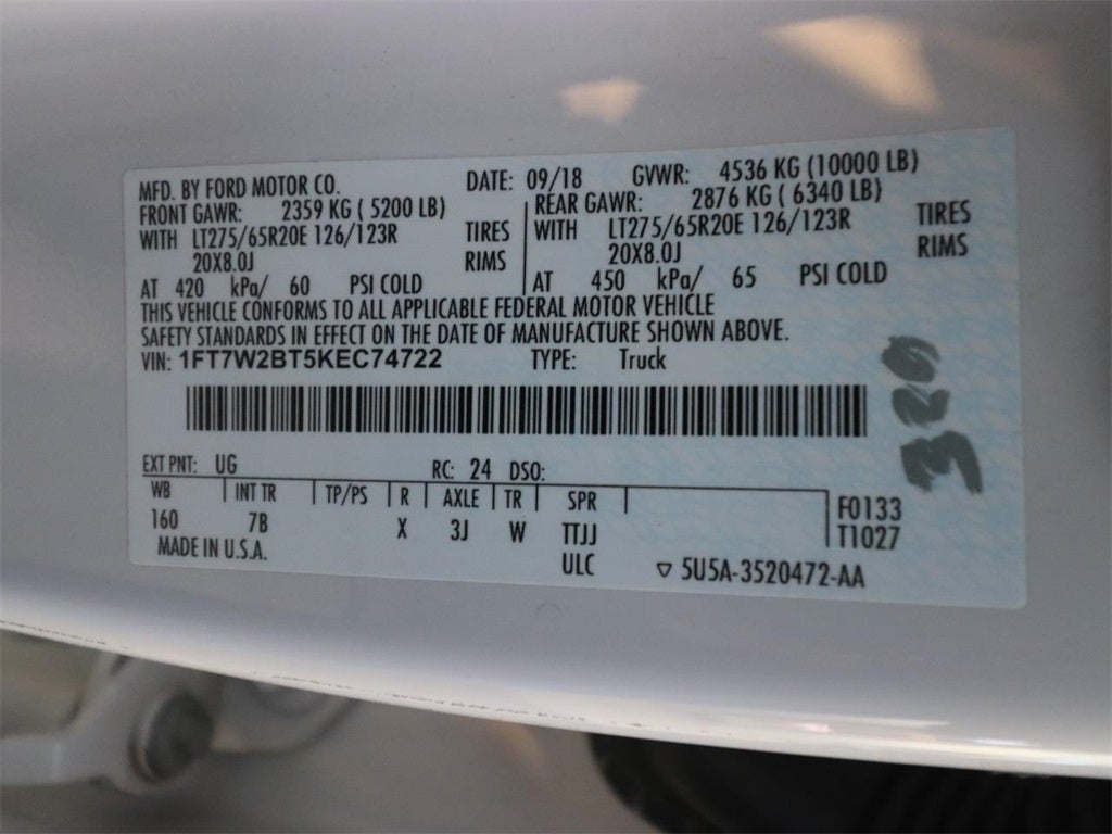 2019 Ford F-250SD Platinum