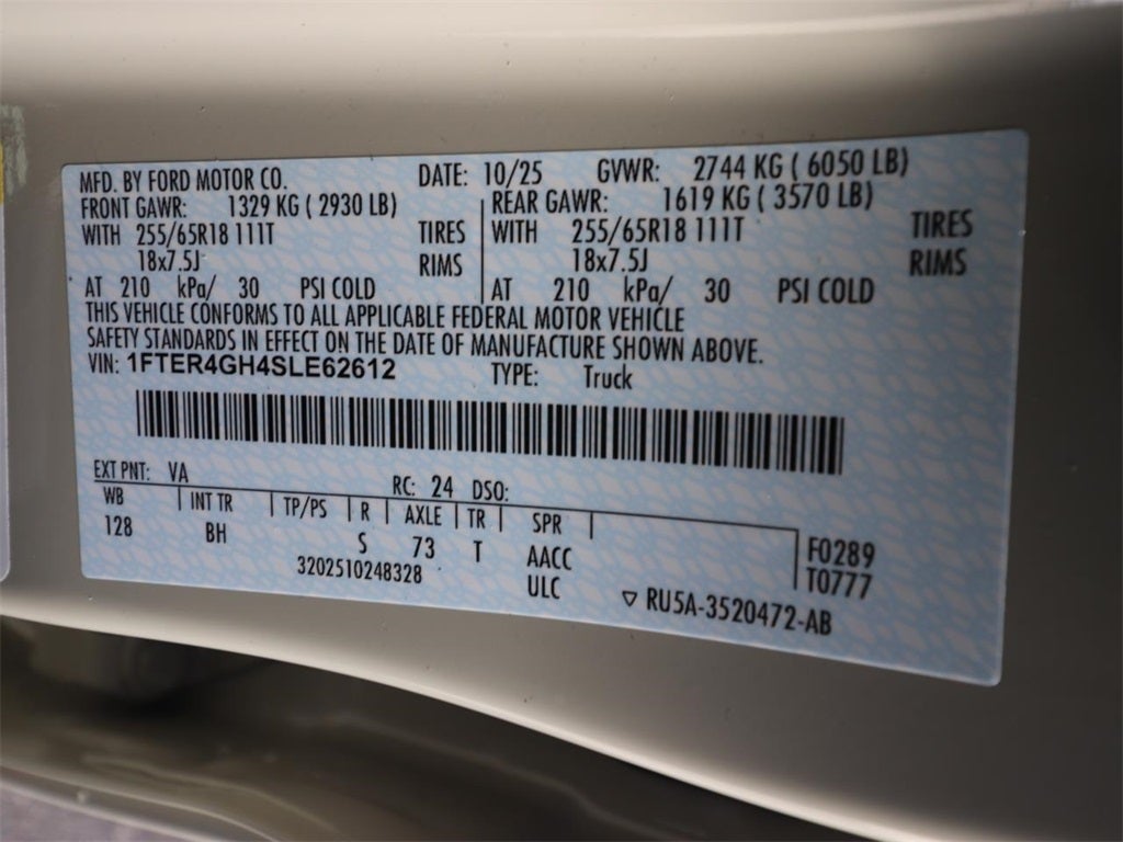 2025 Ford Ranger XLT