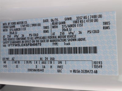 2025 Ford F-150 Lariat