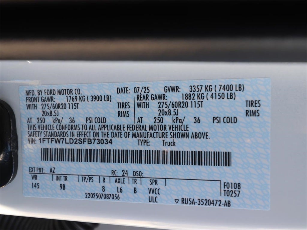 2025 Ford F-150 Platinum